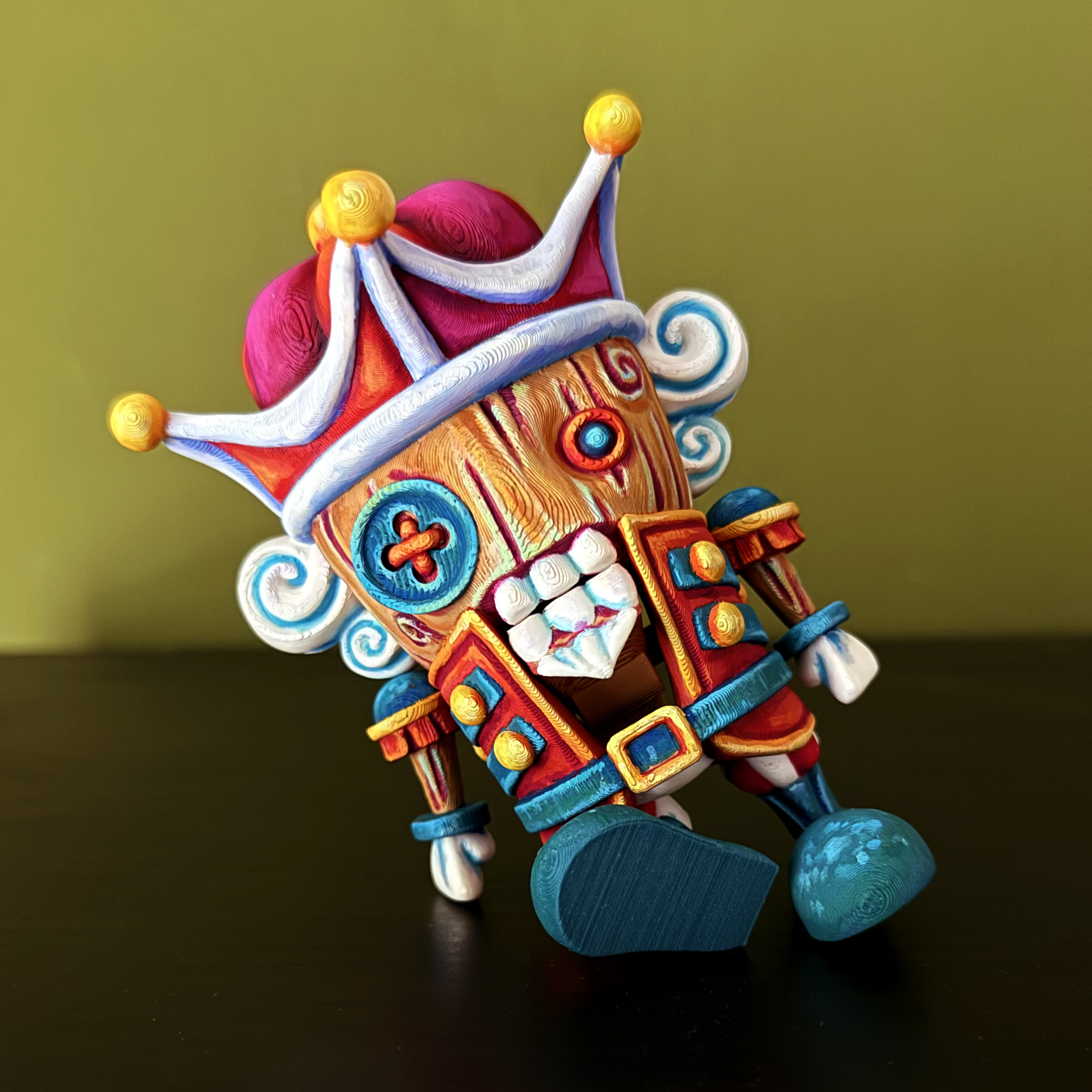 Twisty Nutcracker 3D STL Model — view 2