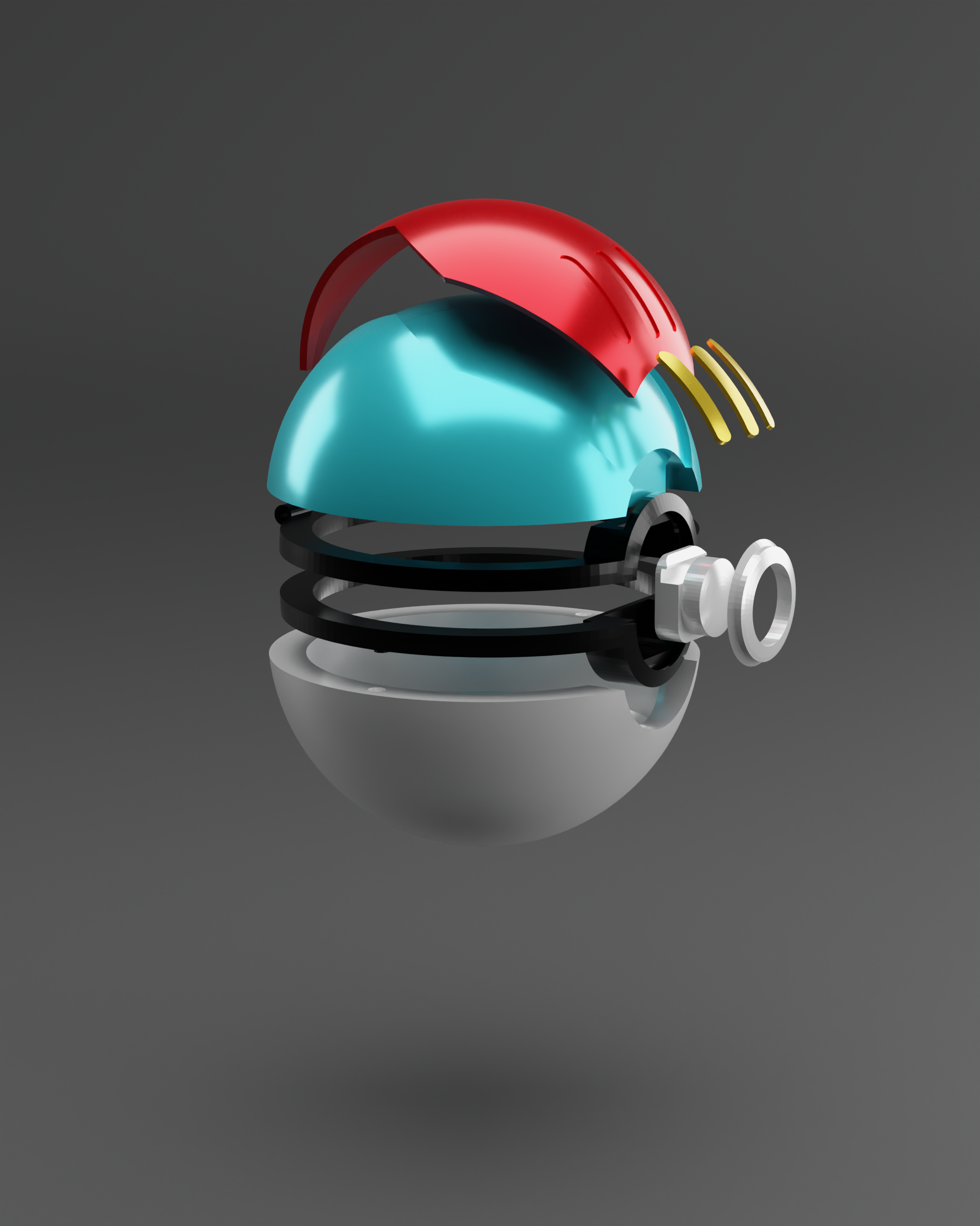 BulbaBall Bulbasaur Themed Pokeball - 3D model by linksprintables on Thangs