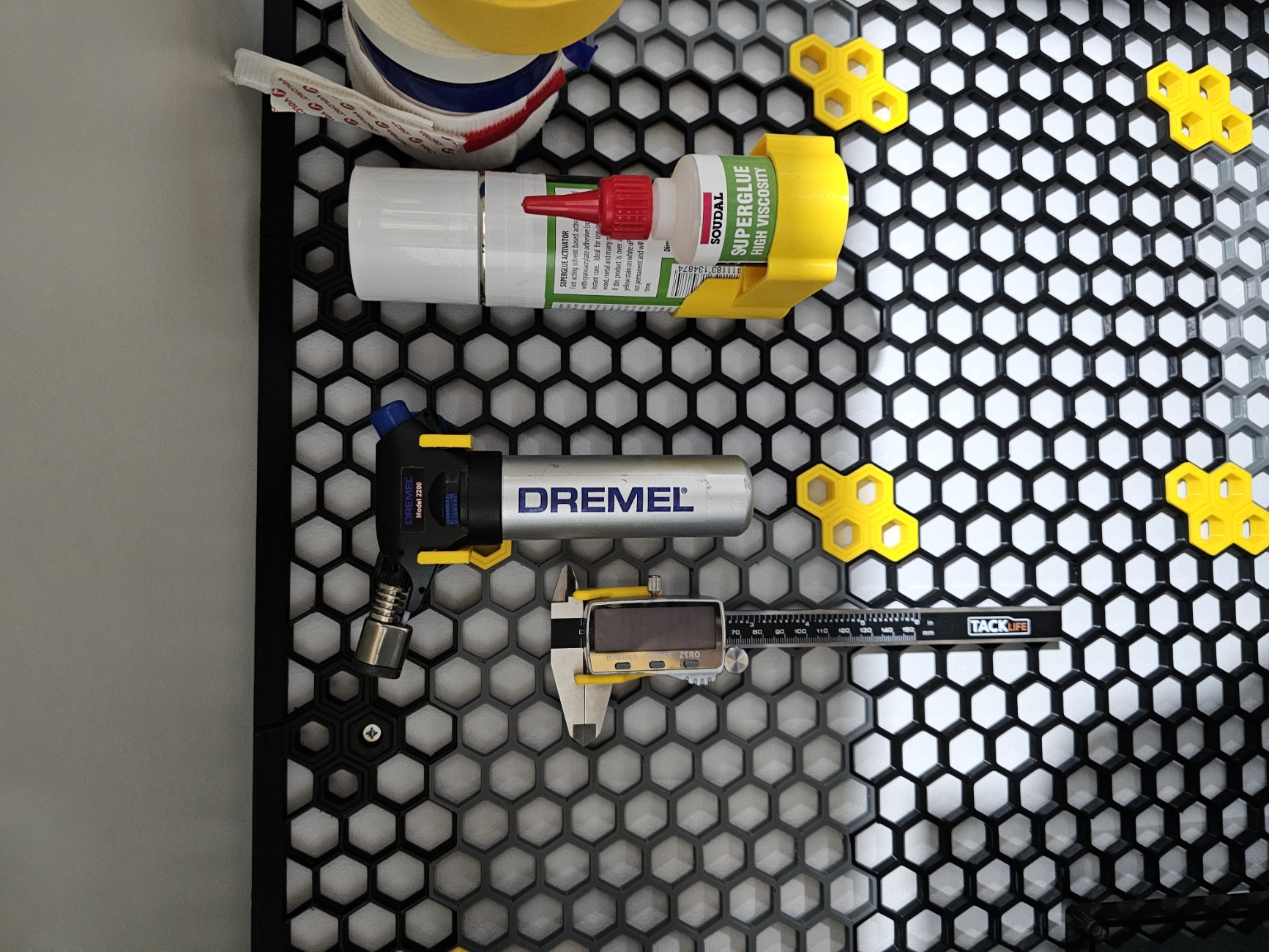 Dremel 7760 Lite - Honey Comb Wall Storage Holder by Lombardi