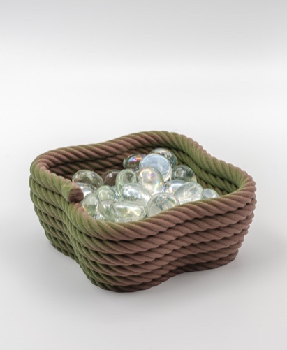 Rope Bowl 3D Printed Basket for Keys or Gadgets 