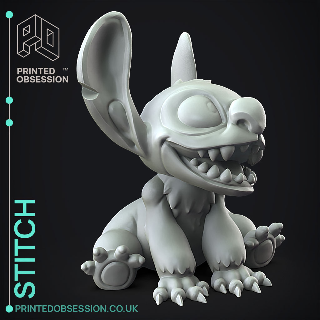 Stitch - Download Free 3D model by AlmondFeather (@almondfeather