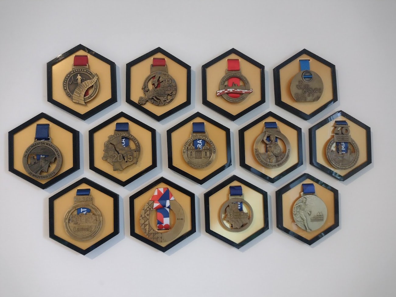 Hexagon Medal 