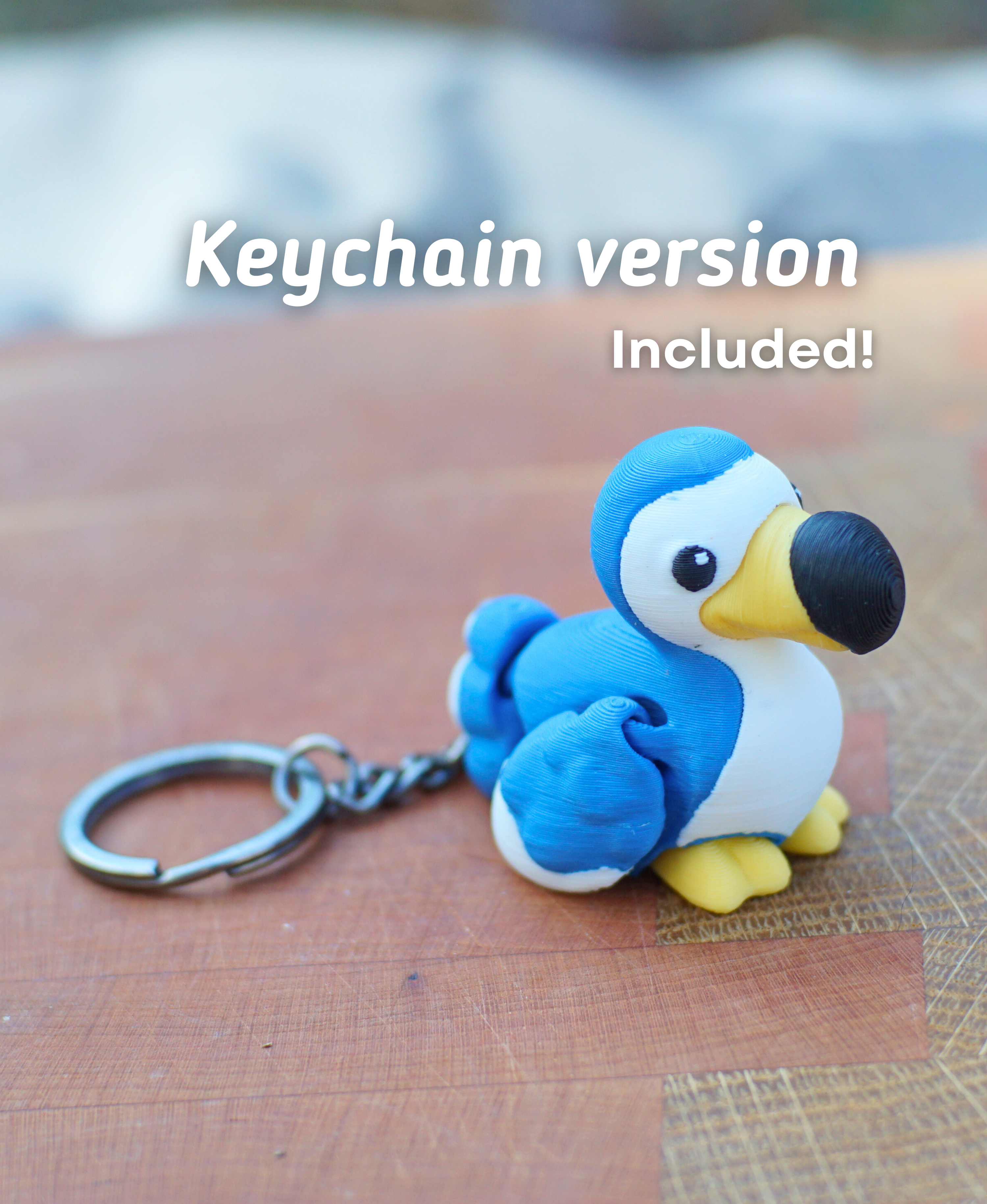 Dorky Dodo - Articulated Fidget Dodo Bird - Ludo Animal - 3D model