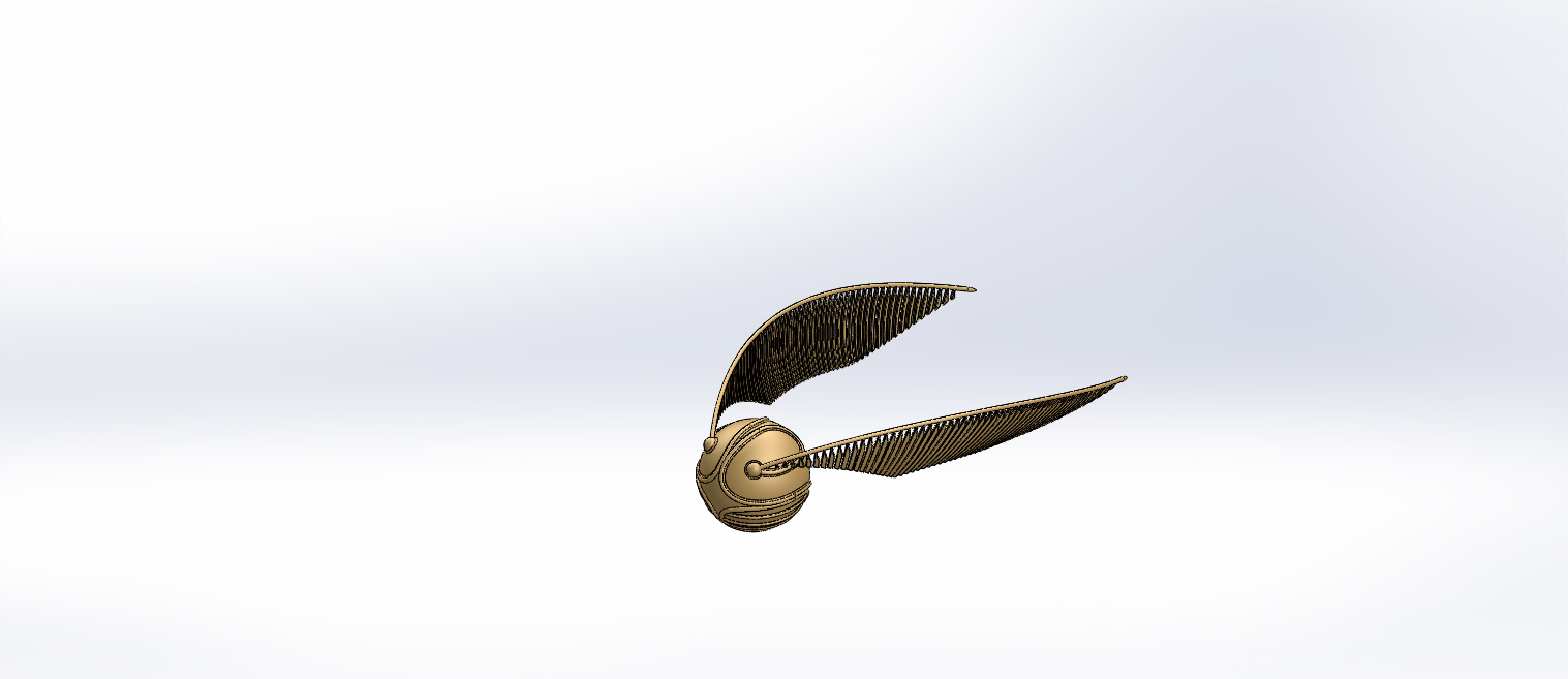 Harry Potter Snitch Ball.SLDPRT - 3D model by Ashuaman on Thangs