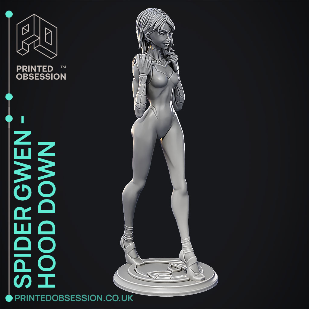 Spider Gwen - Bust - Spiderman - Fan Art - 3D model by printedobsession on  Thangs