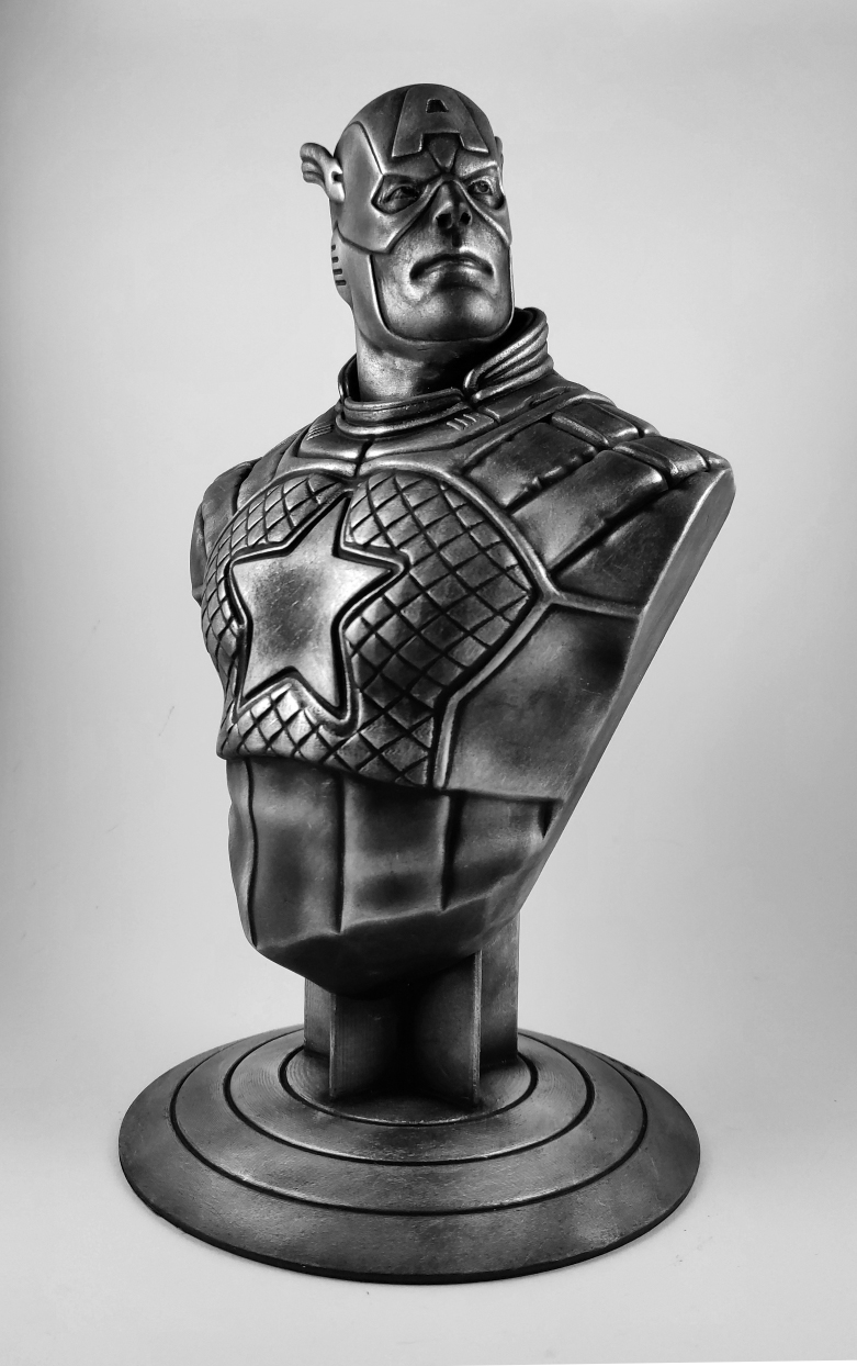 Captain America bust (fan art) - 3D model by Eastman on Thangs Captain America bust (fan art) - 3D model by Eastman on Thangs