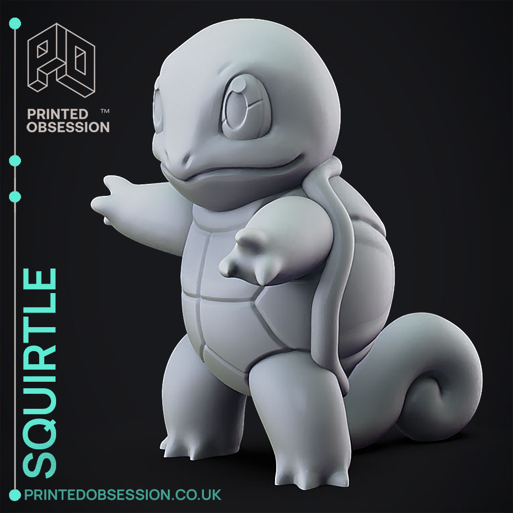 Squirtle - Pokemon - Fan Art - 3D model by printedobsession on Thangs