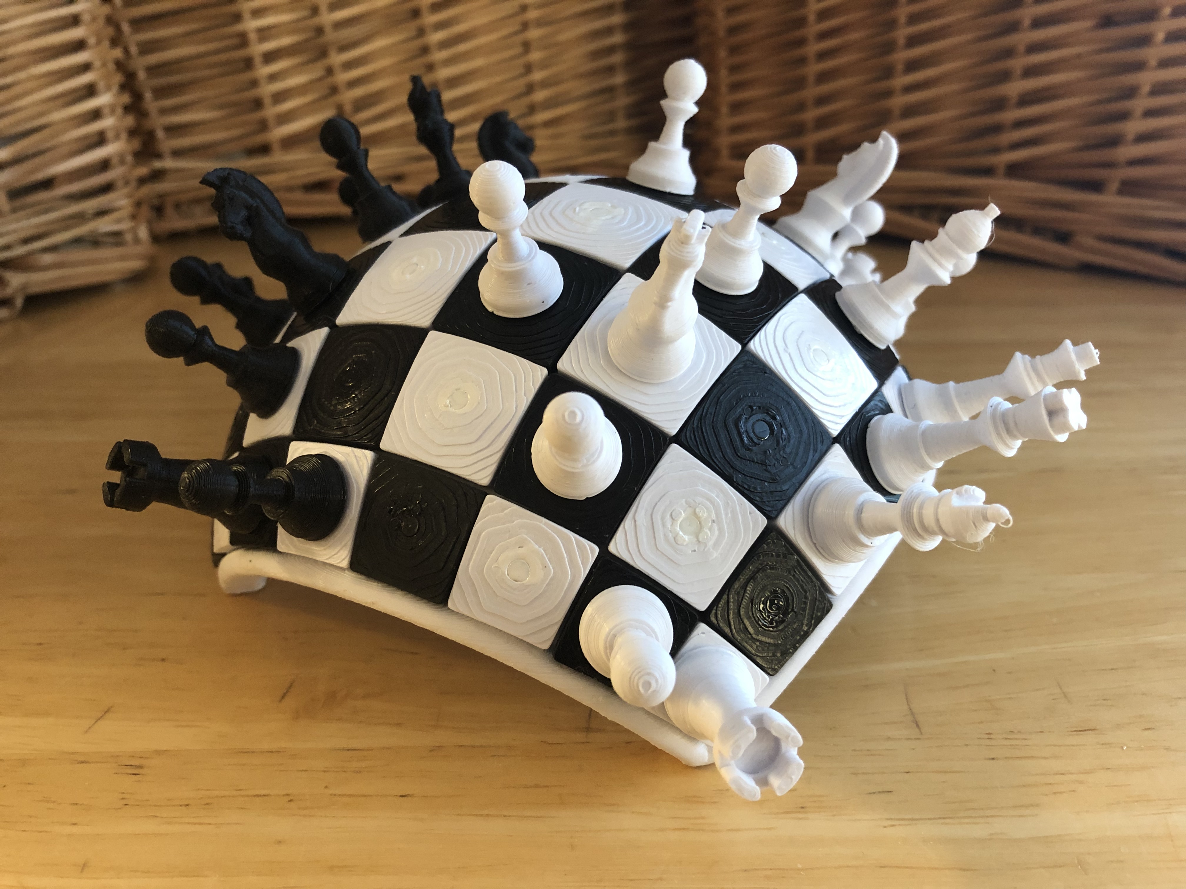 Thingisplore - 3D Printed 3D Chess Set 