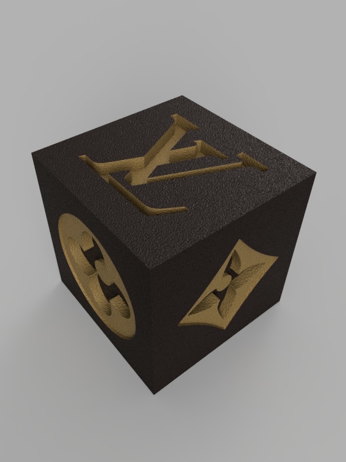 louis vuitton logo 3D Model