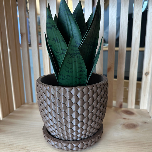 Modern Machines Dragonscale Planter Pot 01, Planter, view 1