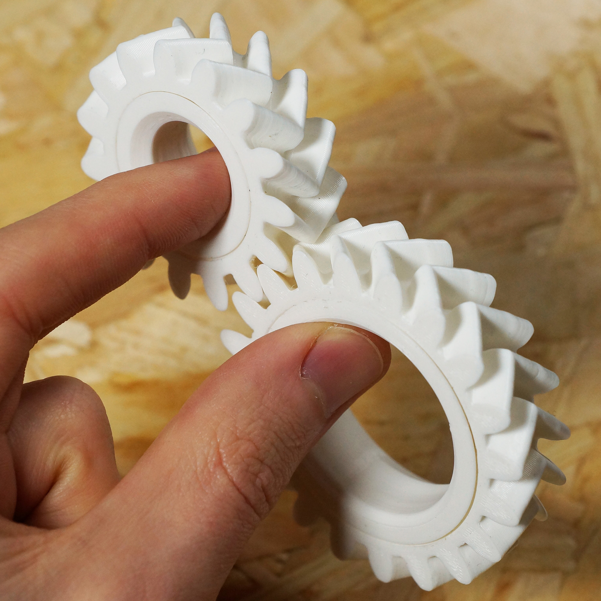 Fidget Herringbone Gears - 3D model by Keep Making on Thangs