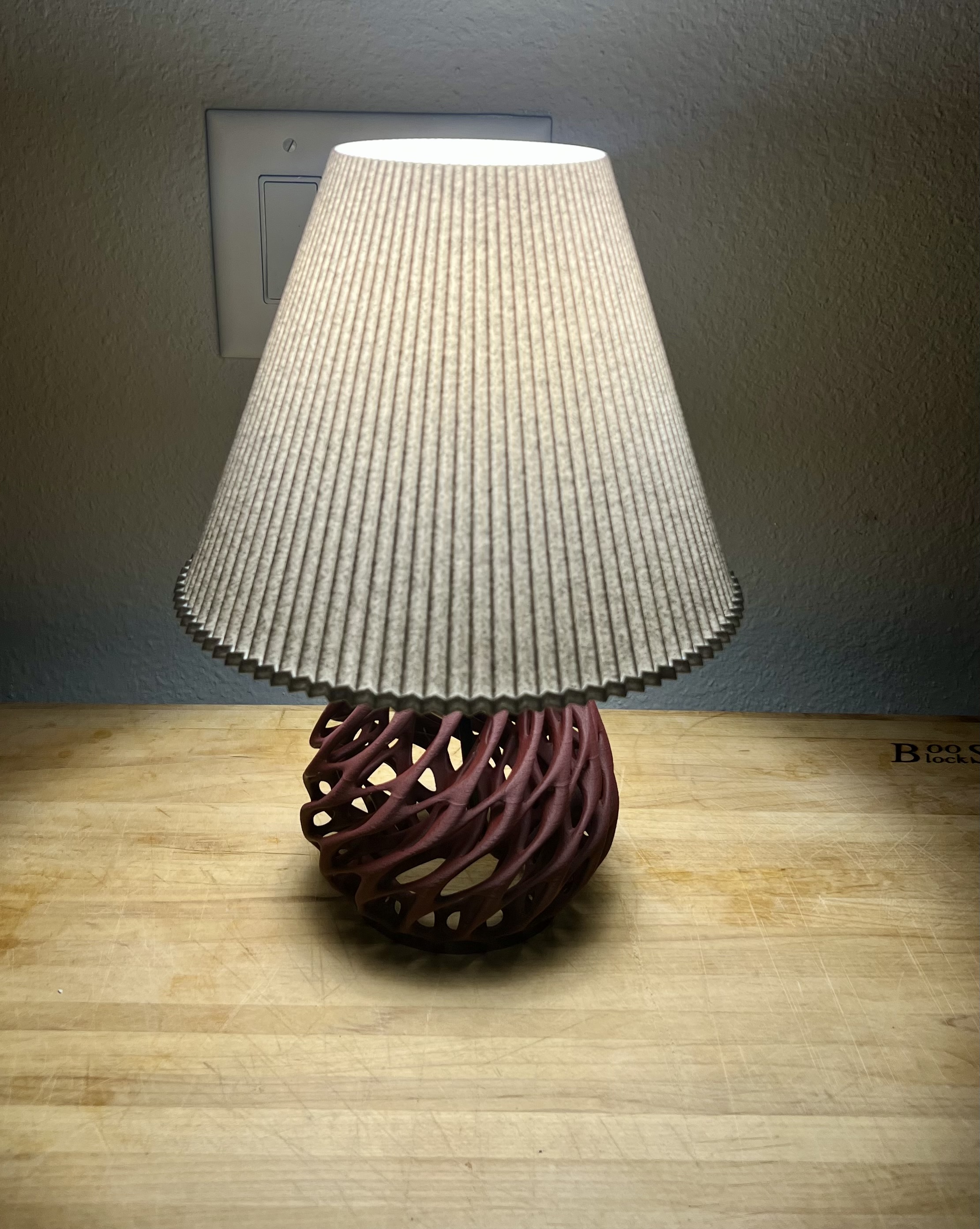 Twisted Table Lamp
