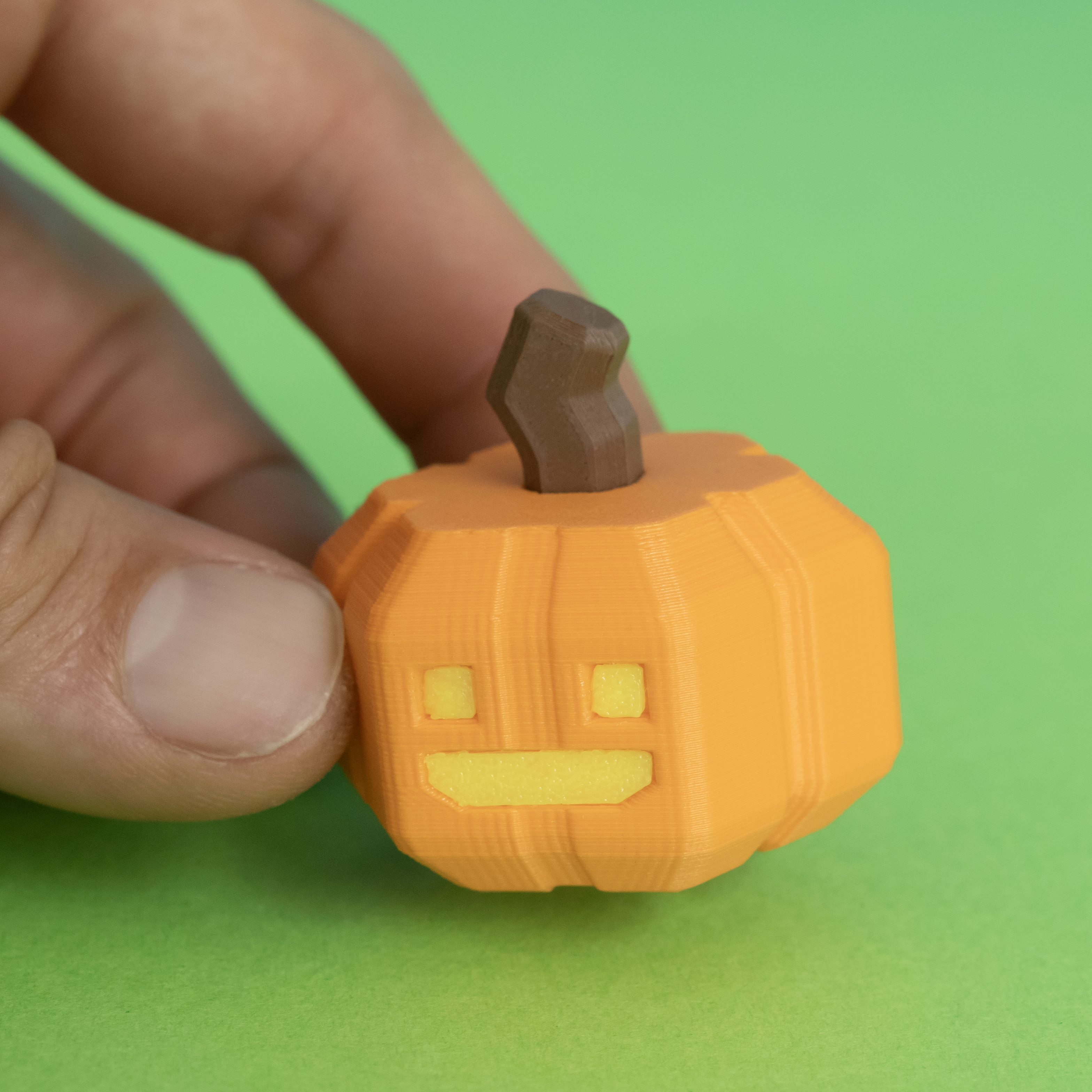 Stacked Jack-O-Lantern Straw Topper - 3D model by Noob3dPrinting on Thangs