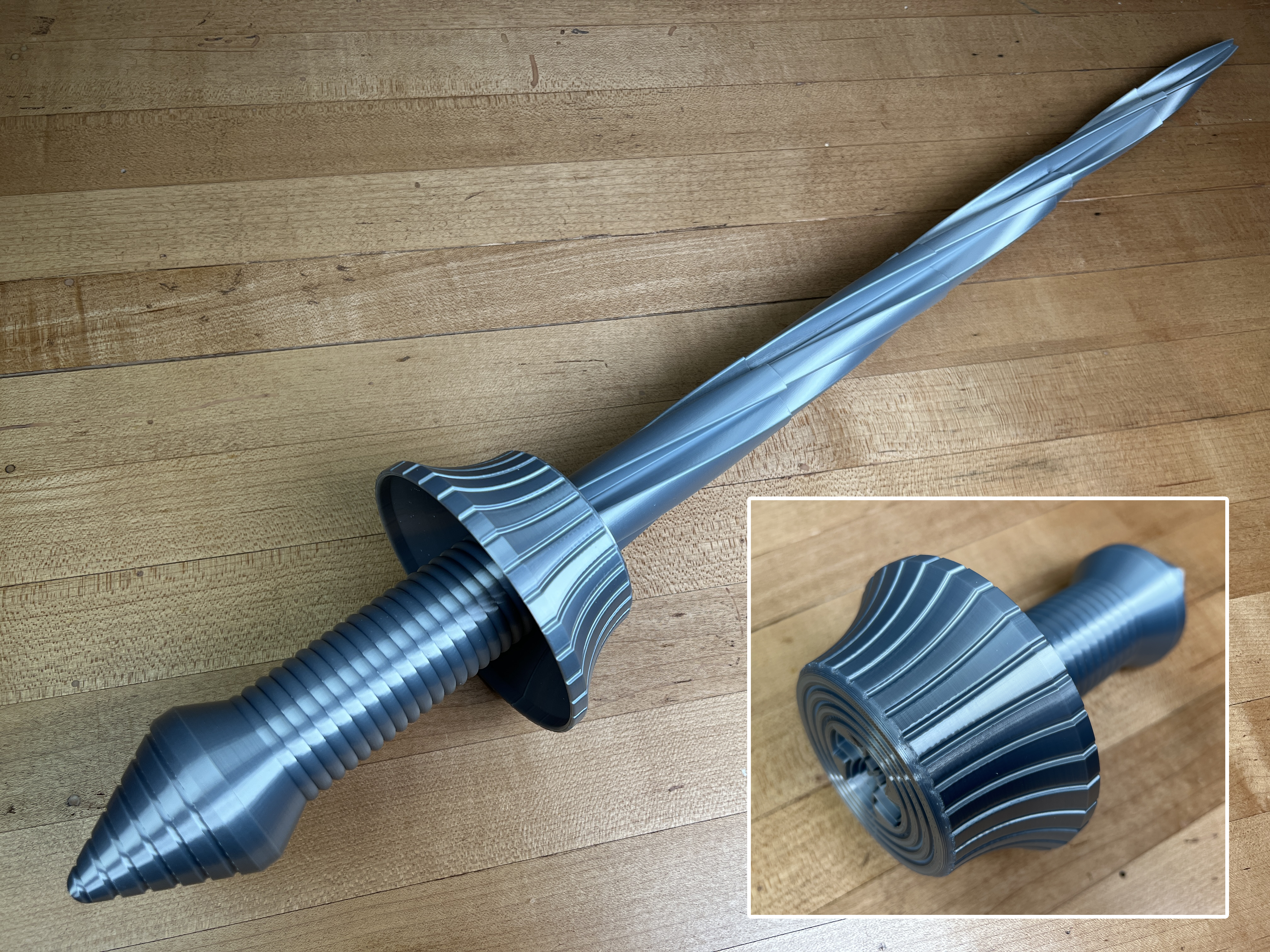 Collapsing Katana (Print in Place) by 3D Printing World