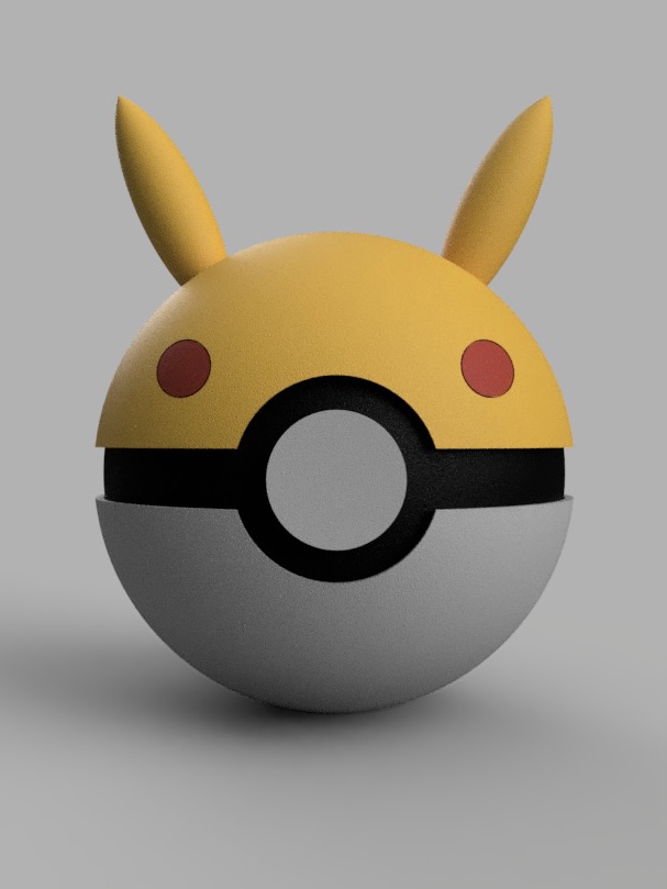 Pikachu (Pokemon) - 3D model by ChelsCCT (ChelseyCreatesThings) on