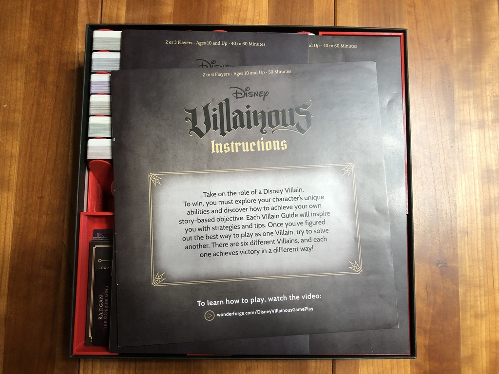 Disney Villainous Board Game Unboxing 