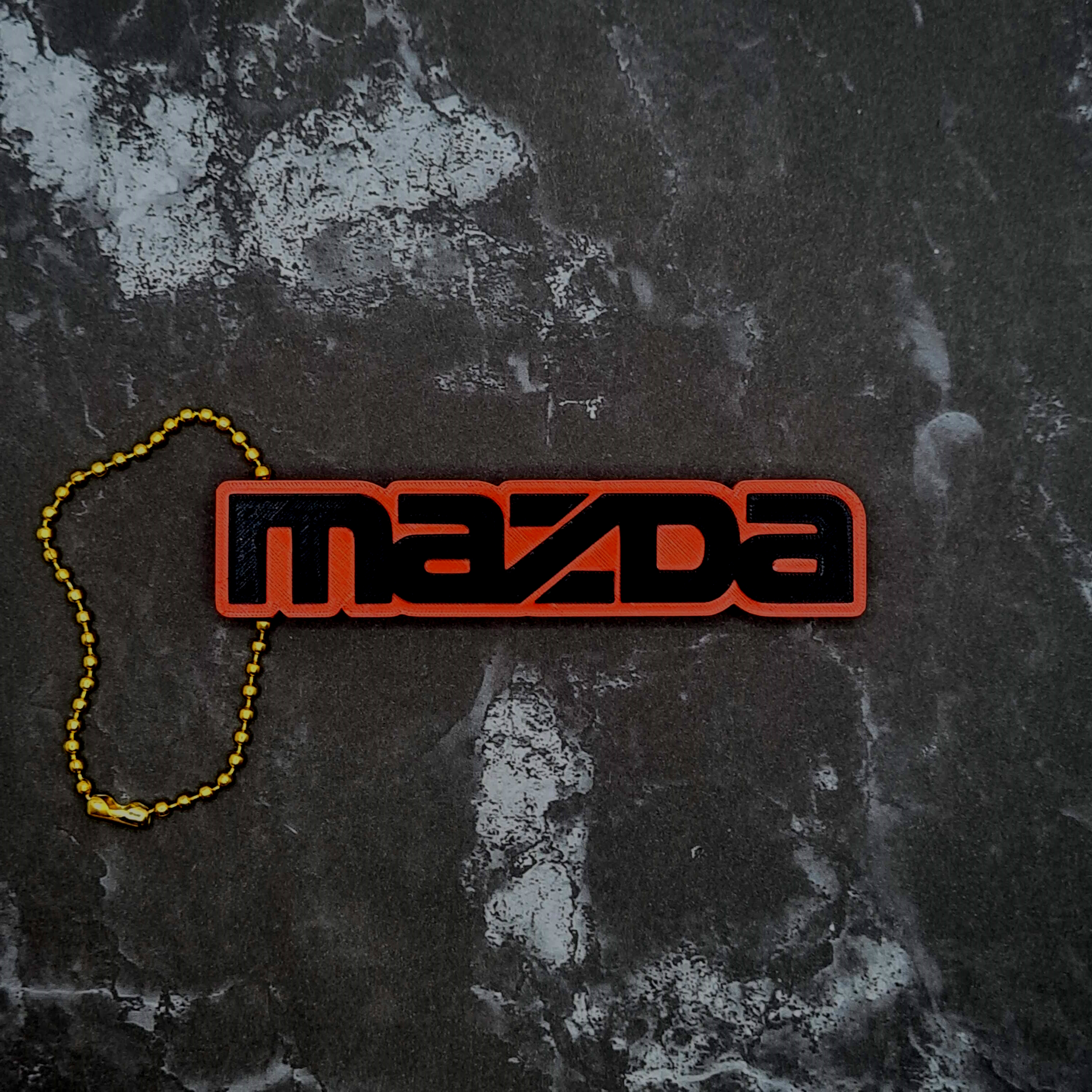 Mazda car logo keychain 3d model 3D model