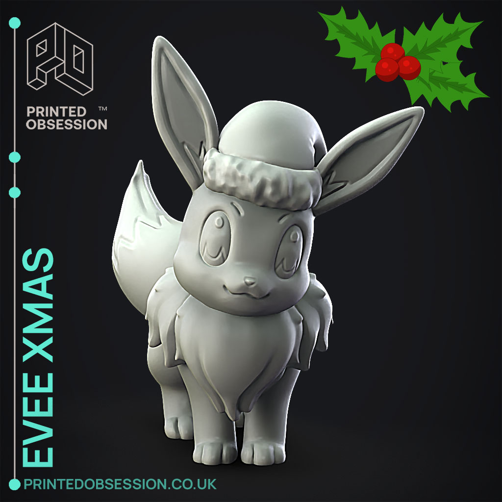 STL file Pokemon - Eeveelutions in Christmas Style 🐉・3D printing template  to download・Cults