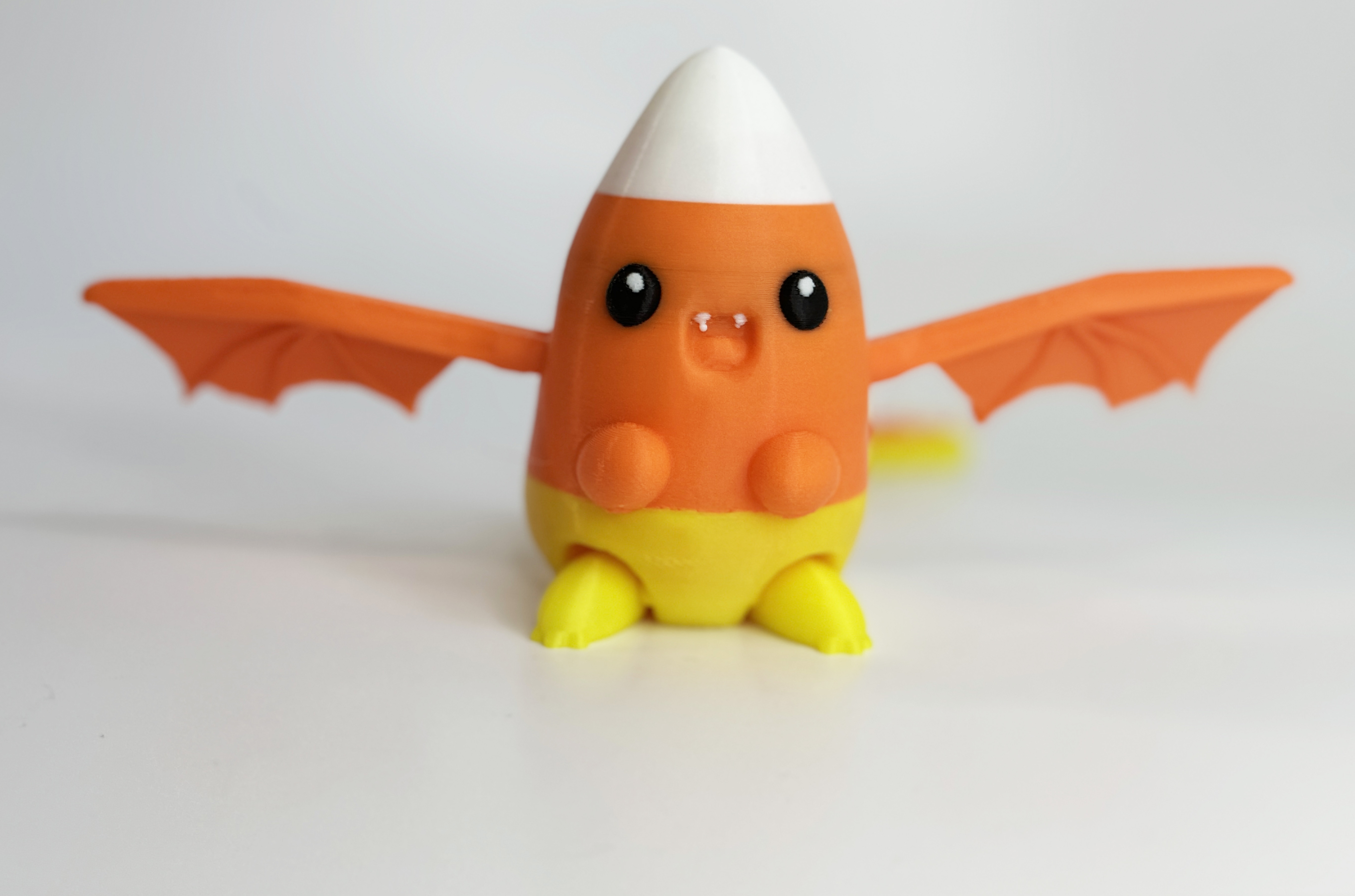 Candy Corn Dragon by Teal Cat Creative 3D STL Model — view 3