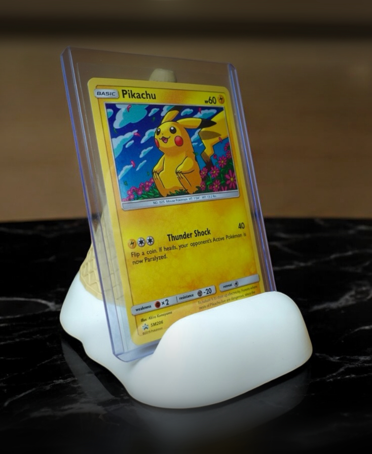 3d printed pokemon card stand Trading Card Wall Mounts for Collectors main image 1