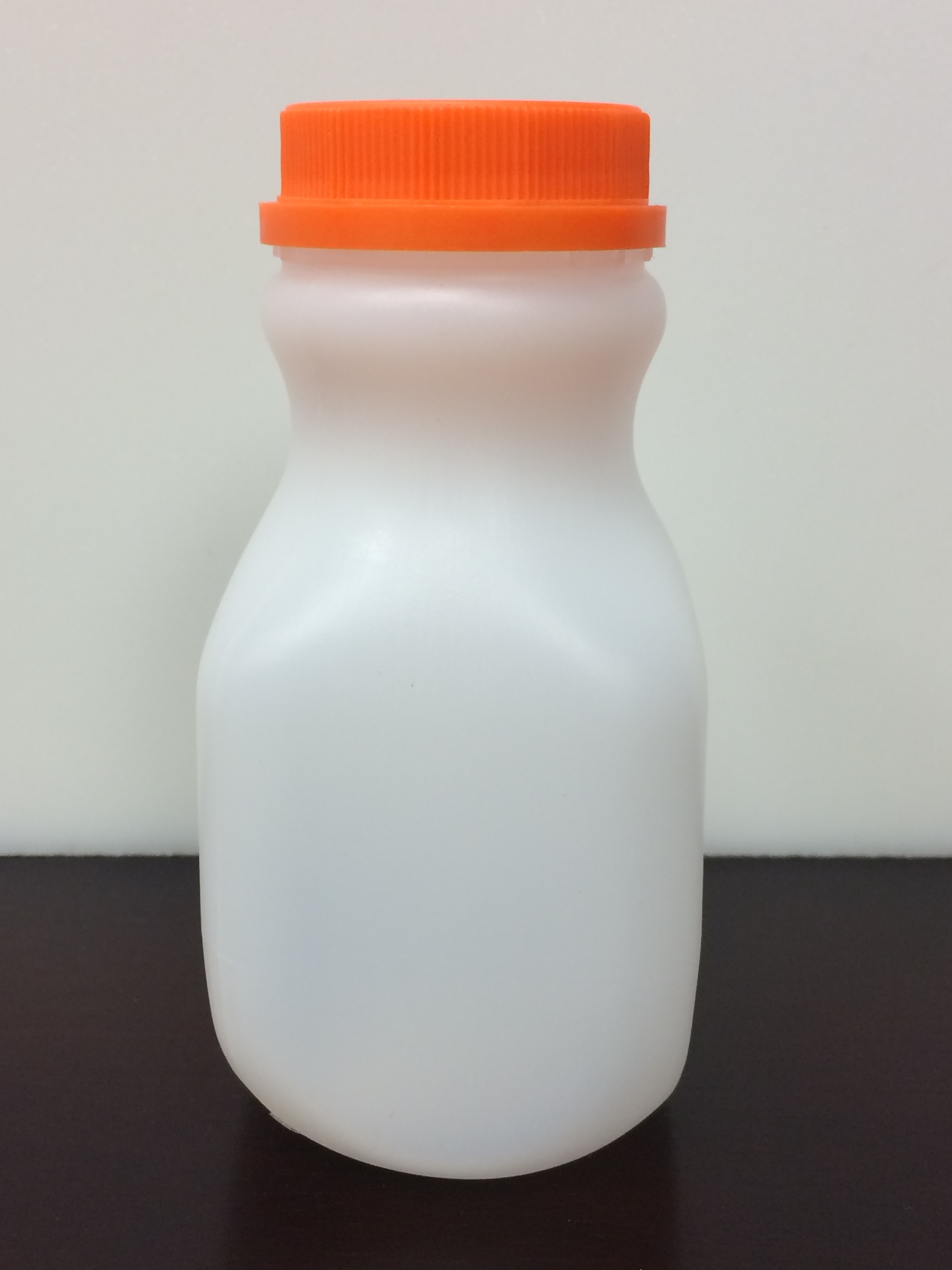 12 oz. Milkman Square PET Clear Juice Bottle with Lid