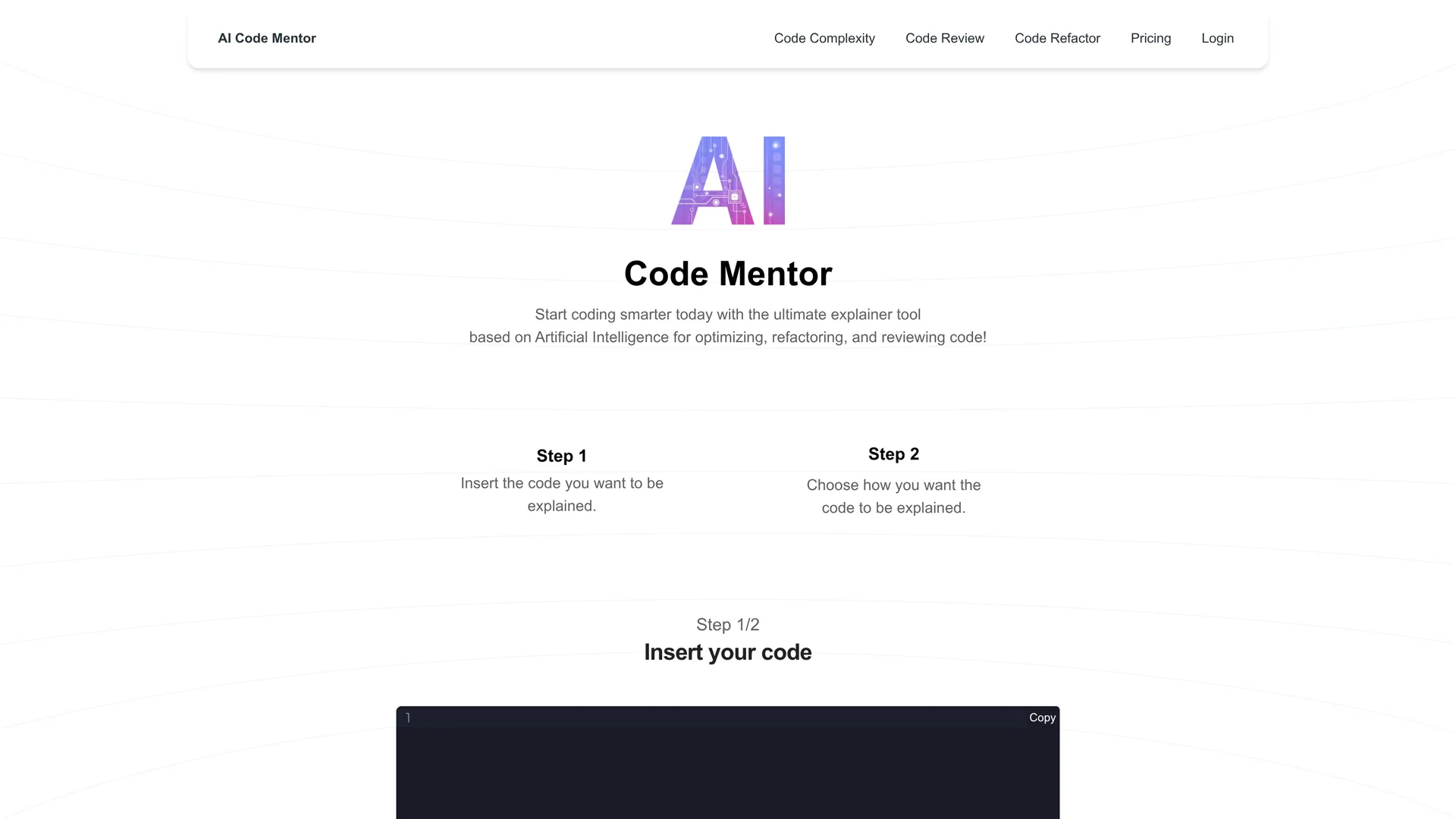AI Code Mentor | VisionaryHub