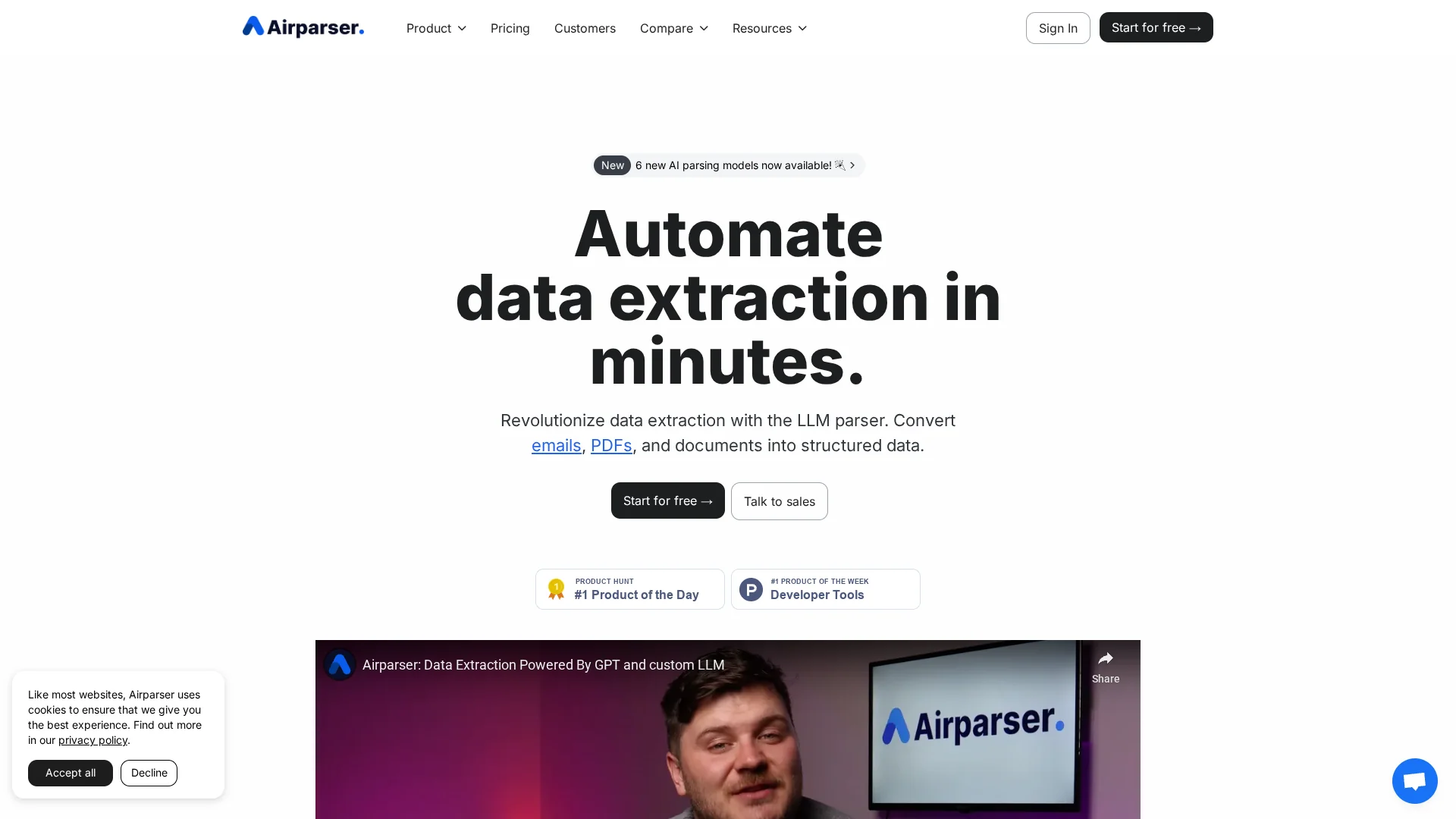 Airparser | VisionaryHub