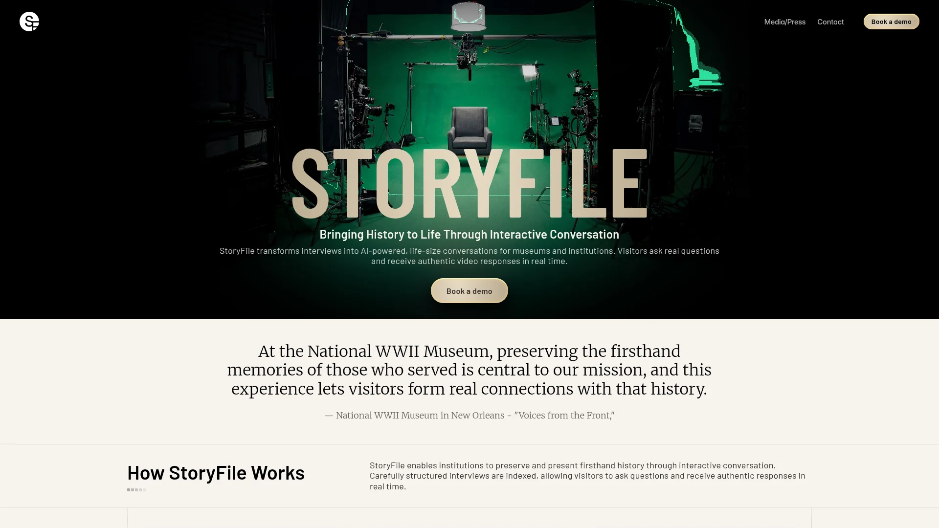 StoryFile | VisionaryHub