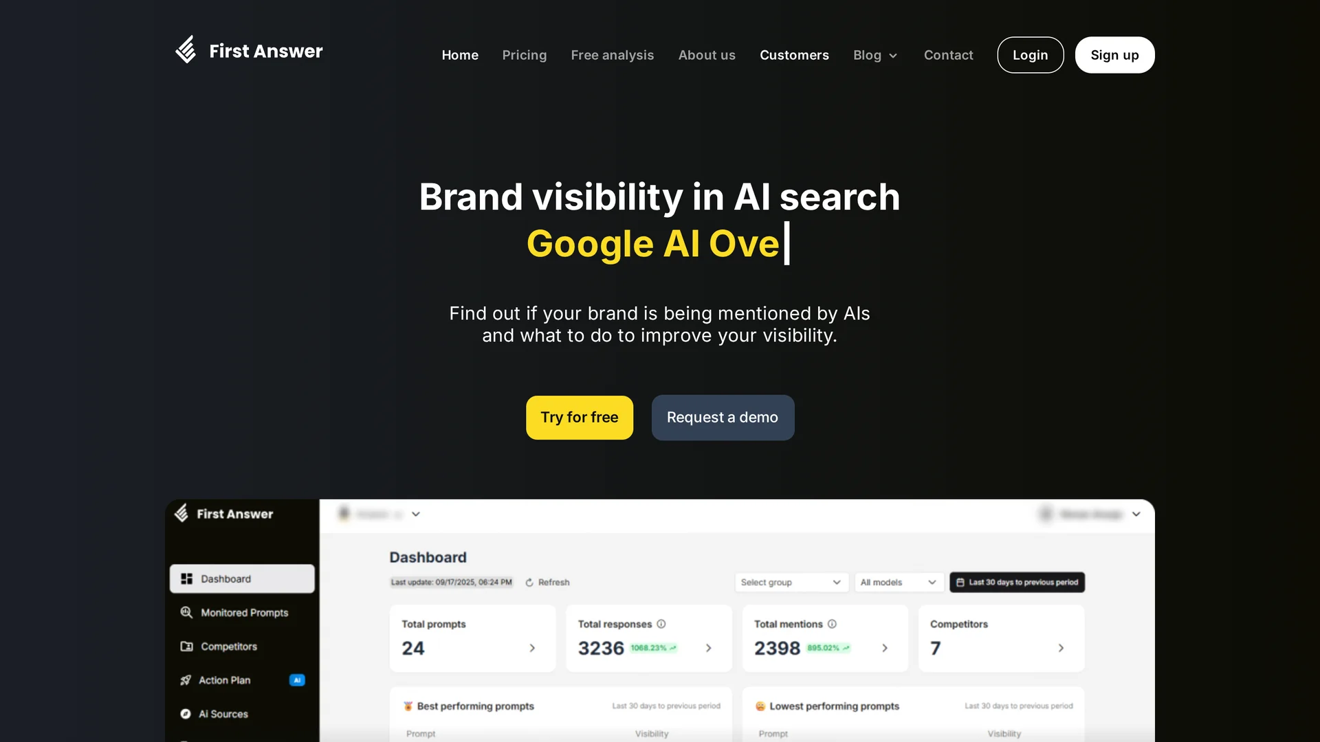 First Answer | VisionaryHub