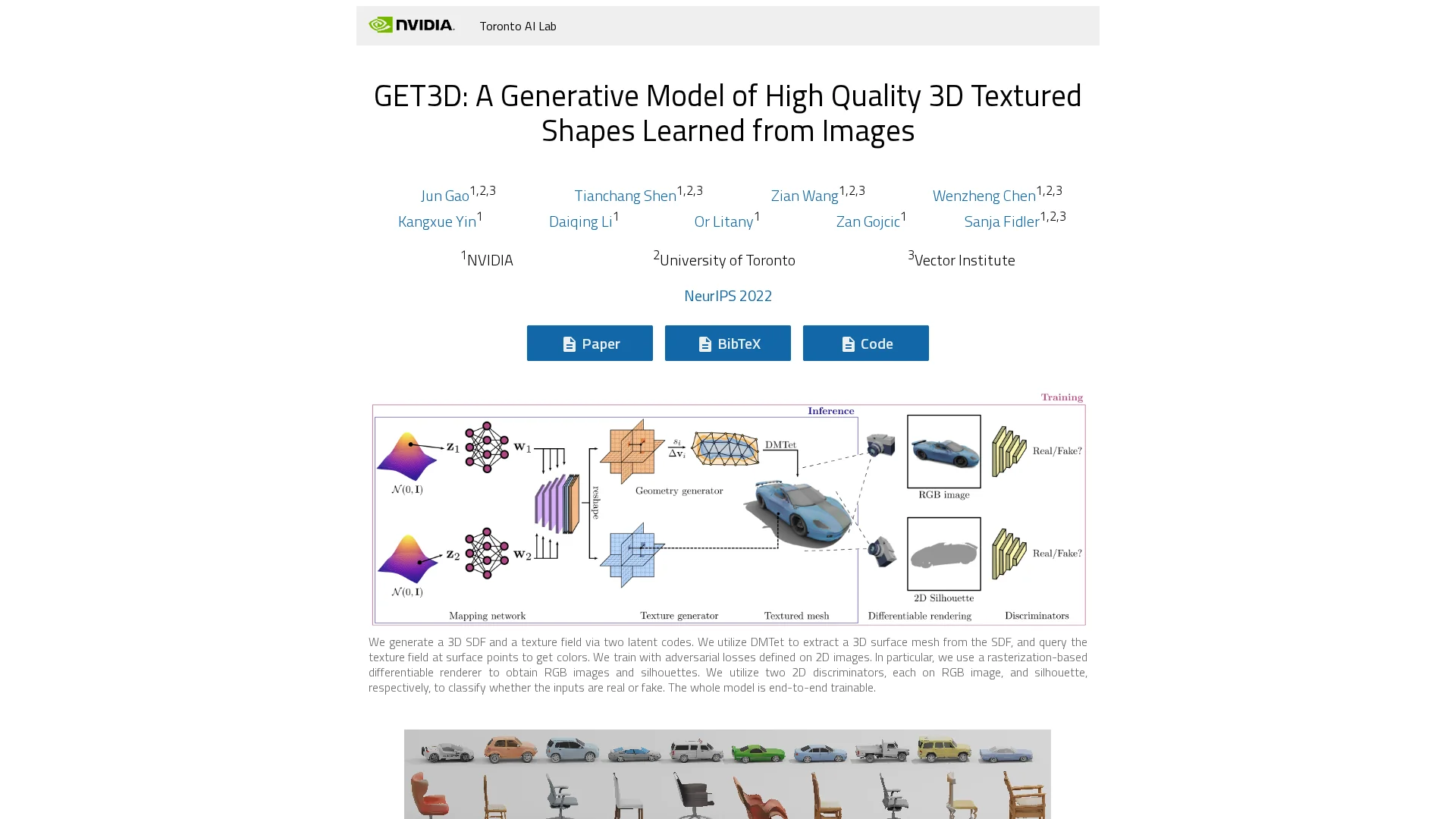 GET3D (Nvidia) | VisionaryHub