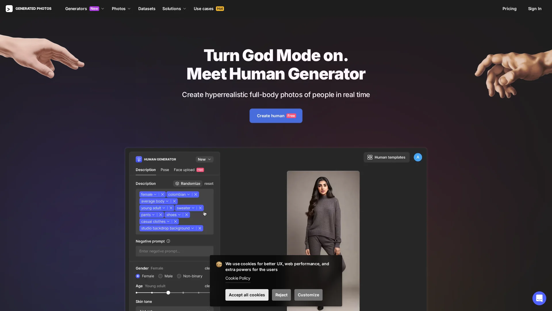 Human Generator | VisionaryHub