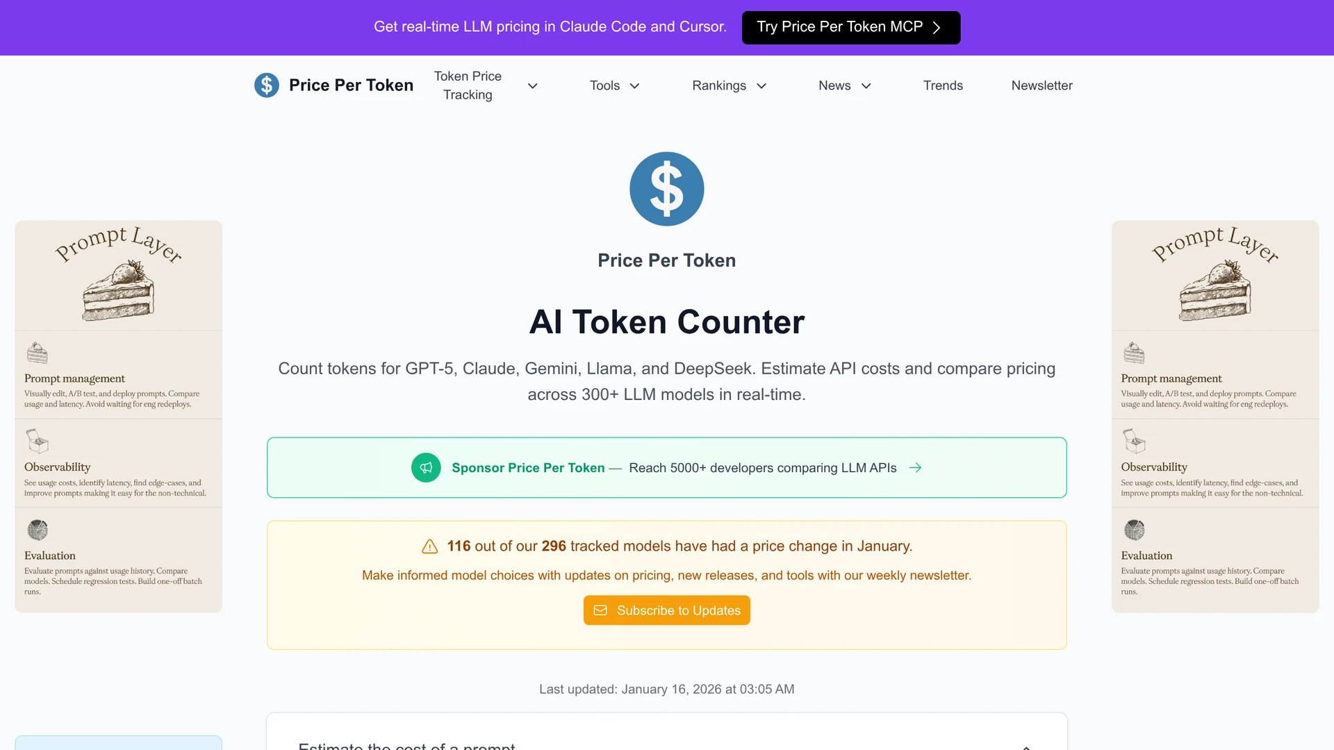 LLM Token Counter | VisionaryHub