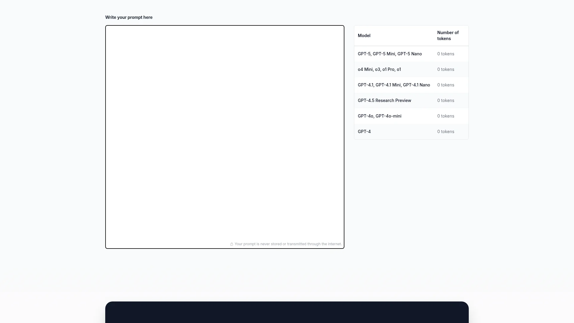 Prompt Token Counter for OpenAI Models | VisionaryHub