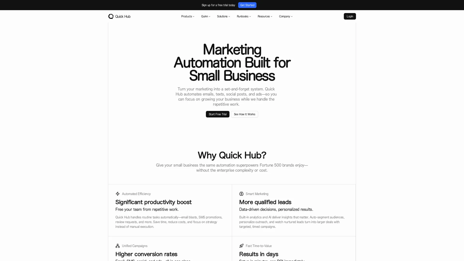 Quick Hub | VisionaryHub