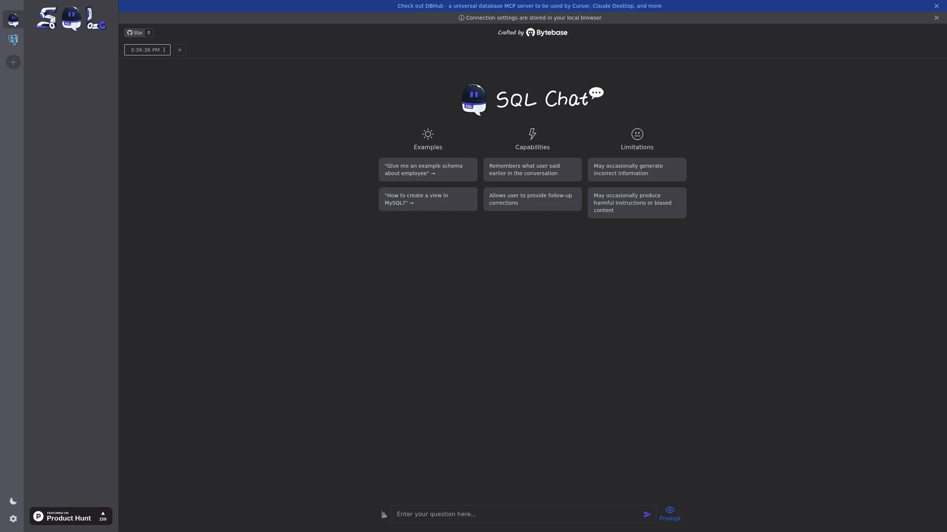 SQL Chat | VisionaryHub