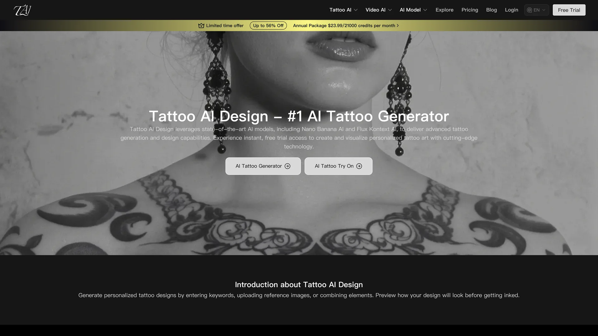 Tattoo ai design | VisionaryHub