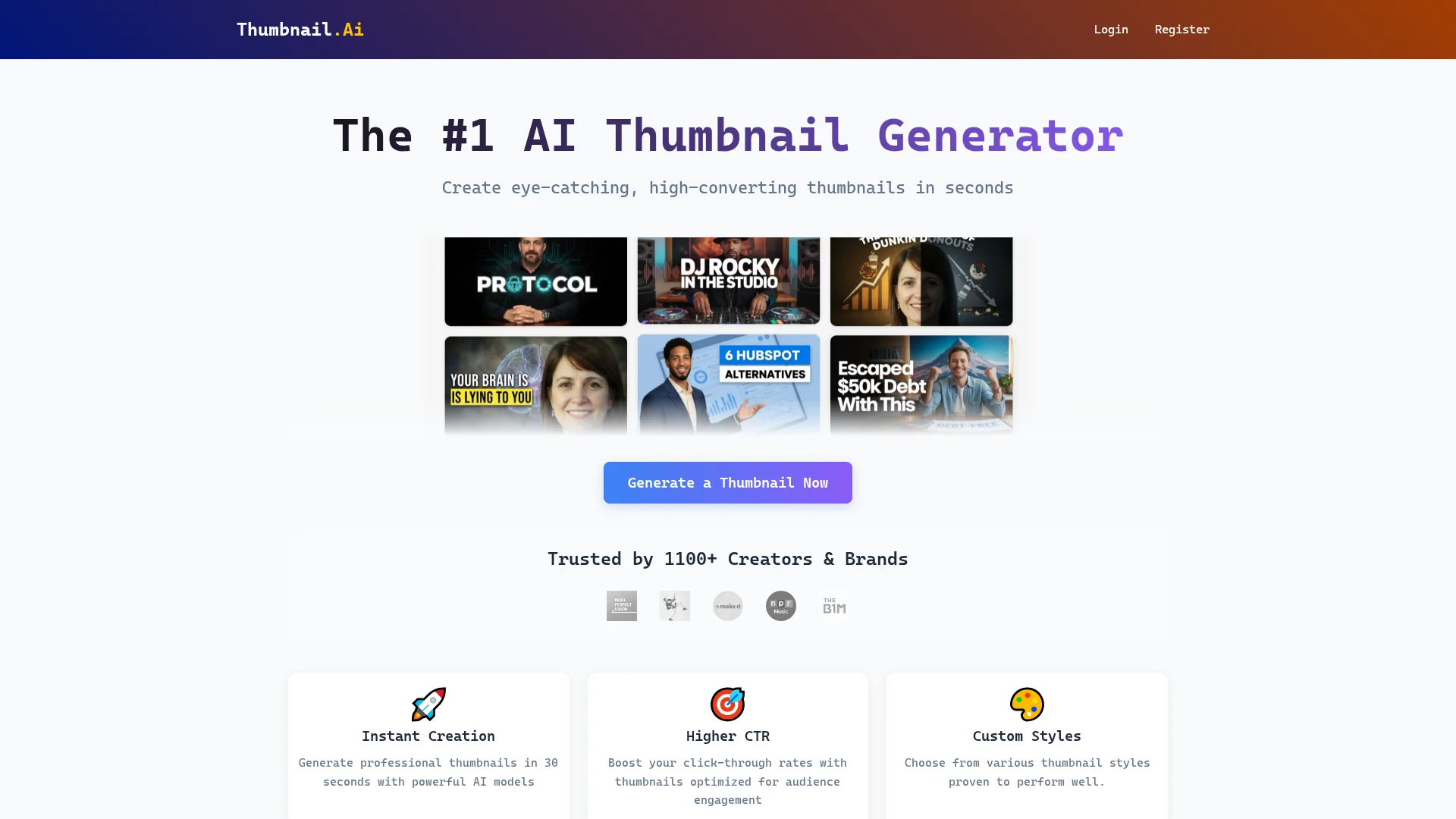Thumbnails.ai | VisionaryHub
