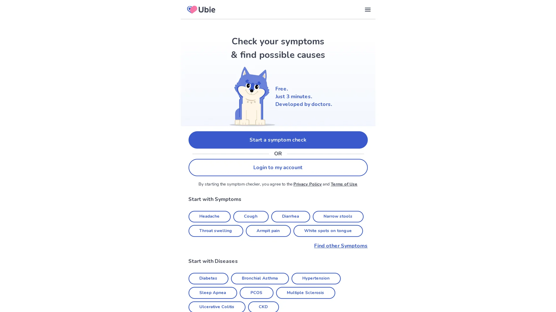 Ubie Ubie AI Symptom Checker | VisionaryHub