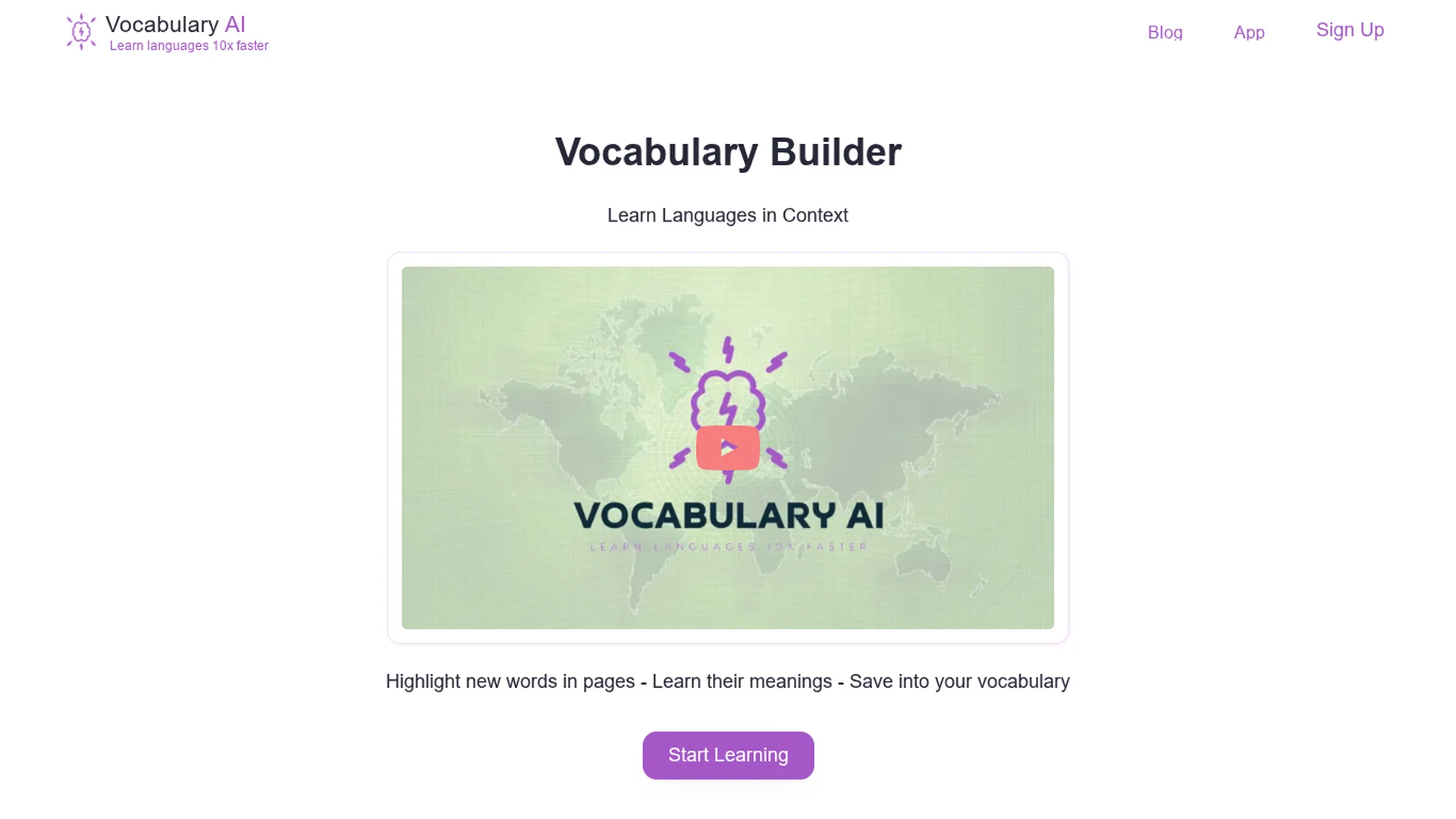 Vocabulary Builder | VisionaryHub