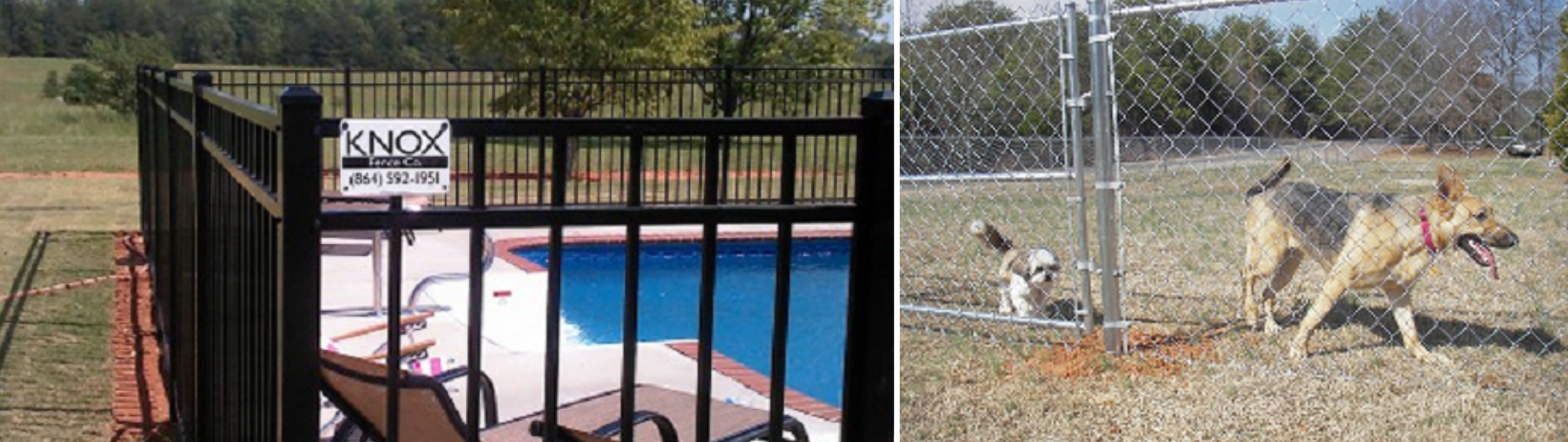 Aluminum Fence and Chain Link Fence