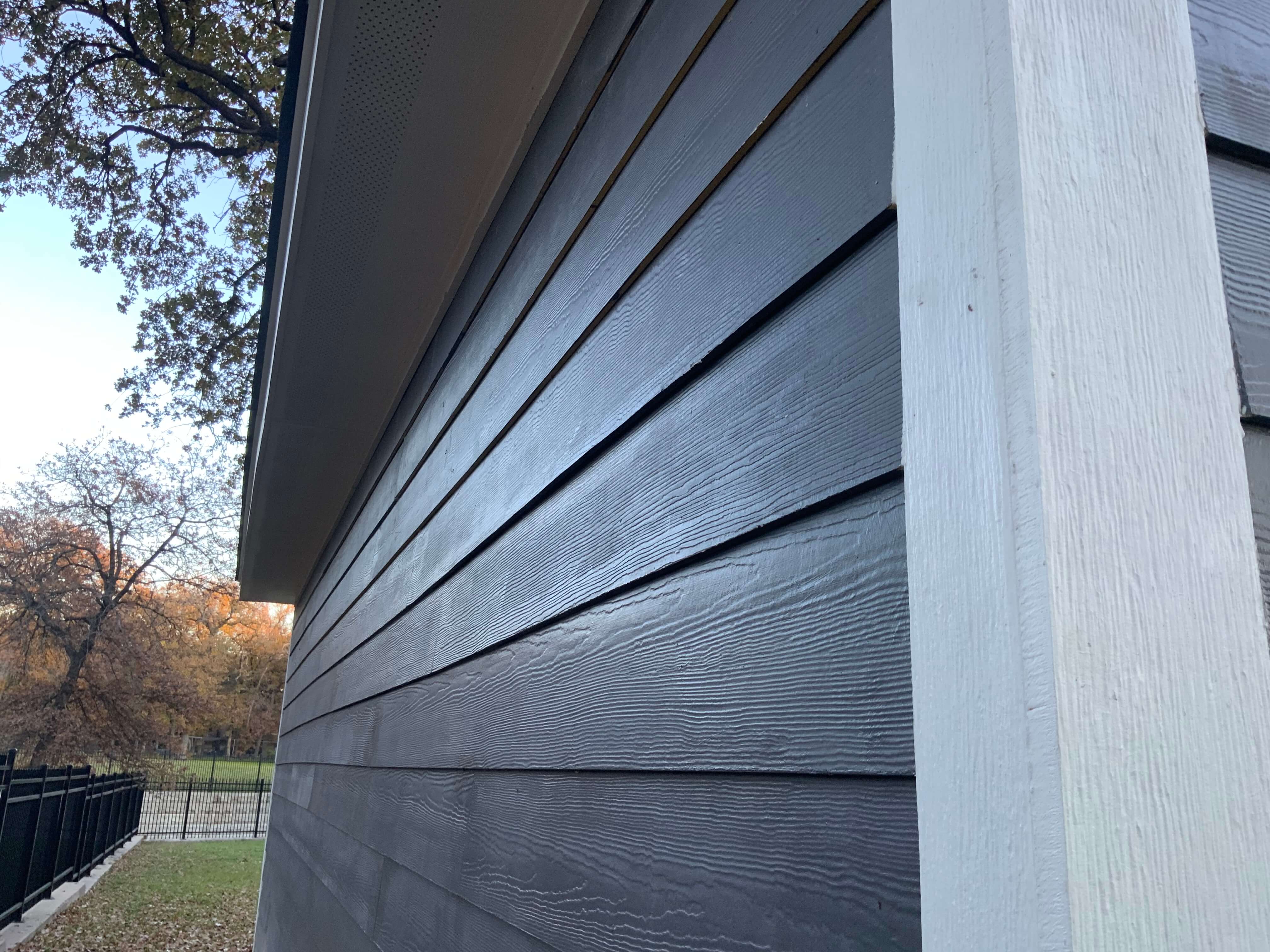 The siding
