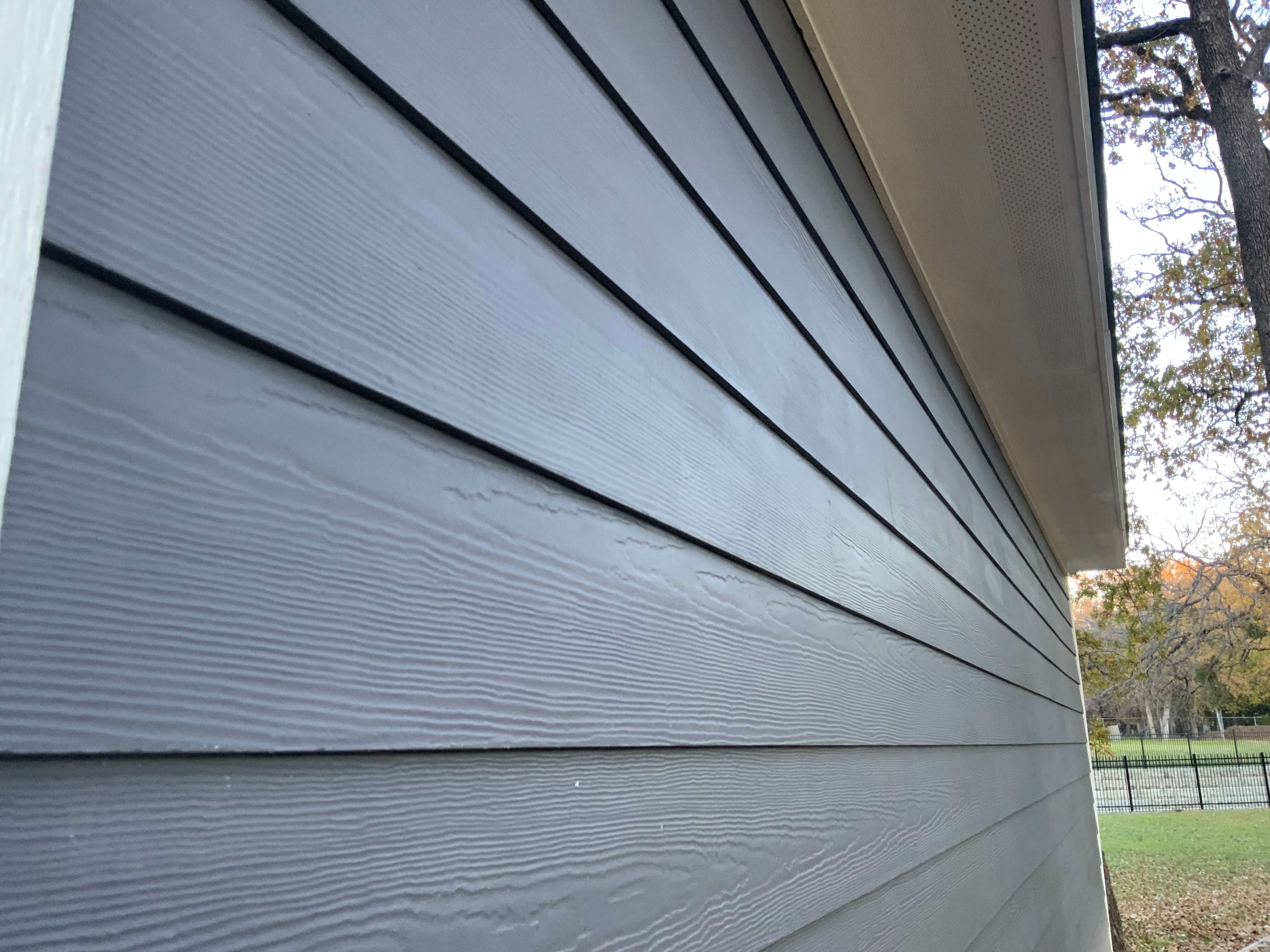 The siding