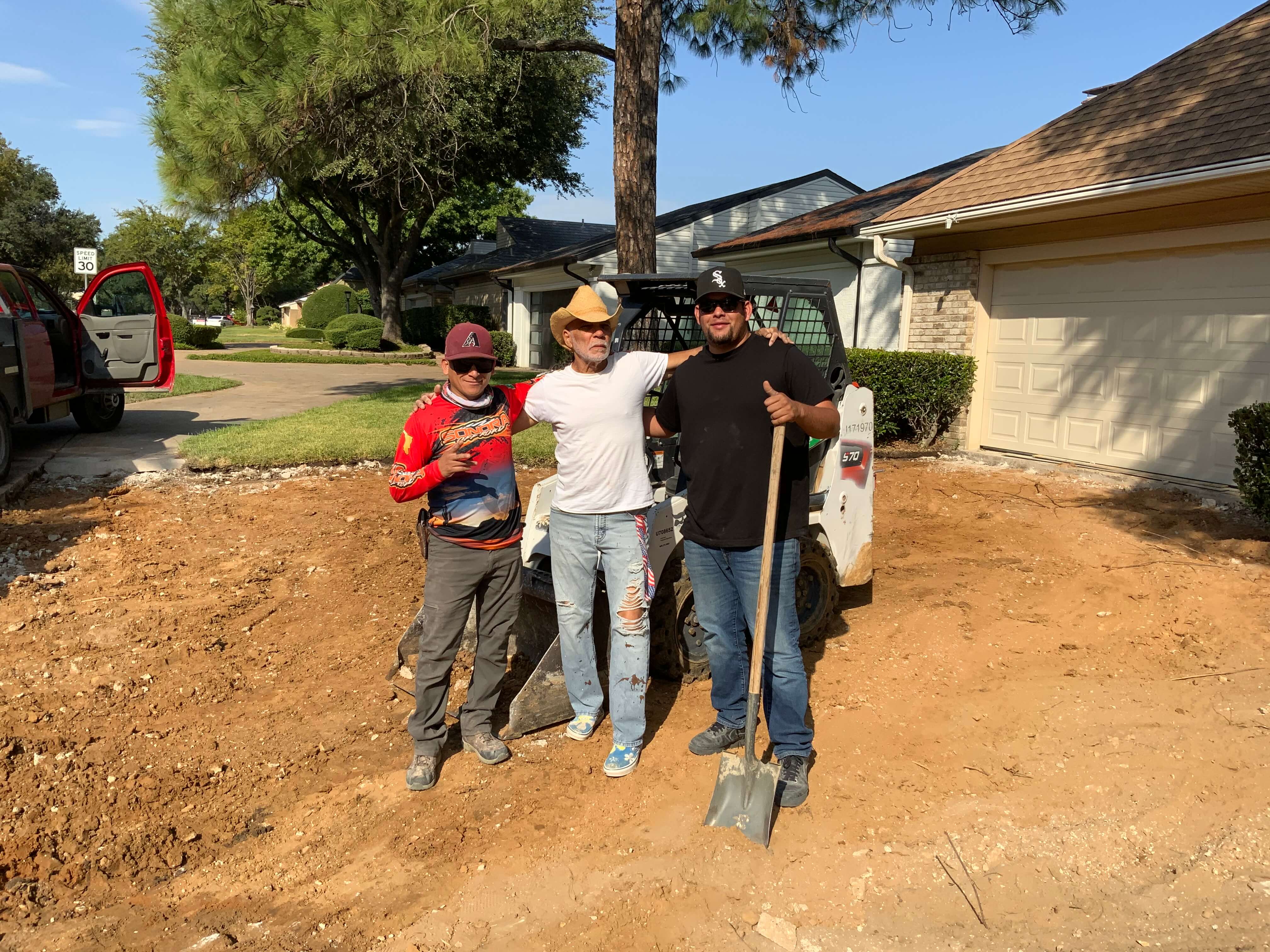 Preparing For a new Driveway in north Irving