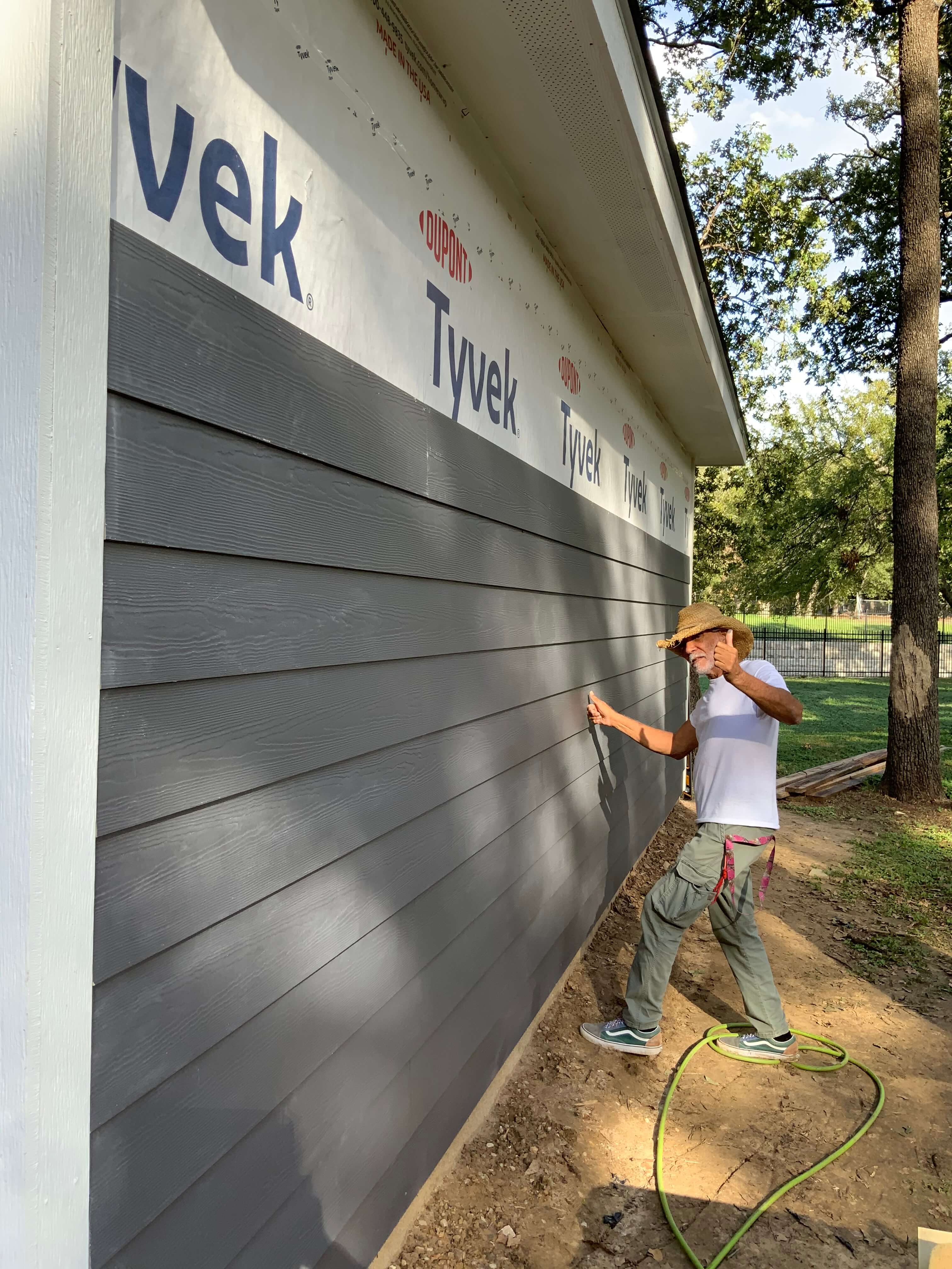 Installing the siding