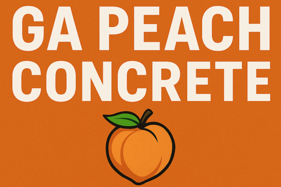 Georgia Peach Concrete LLC. driveways, patios, sidewalks, stamped concrete, retaining walls, and concrete repairs for residential and commercial properties - GA
