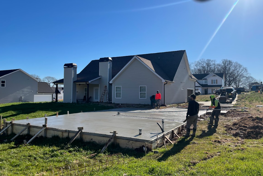 Concrete foundation work by GA Peach Concrete, providing a solid base for residential and commercial construction projects. Our team ensures high-quality