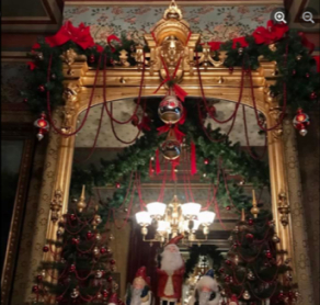 Christmas event at the mansion