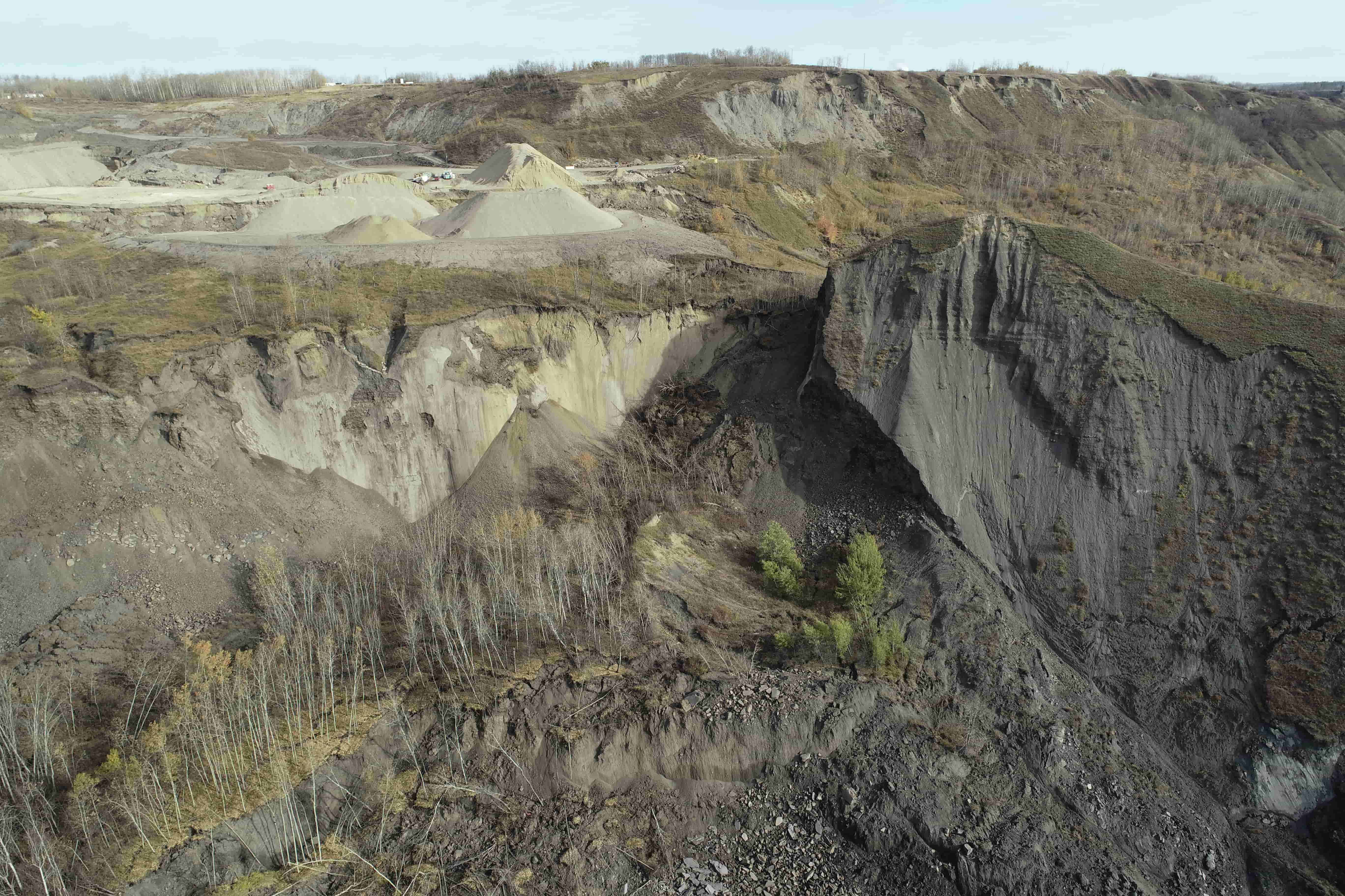Surveying huge part of land