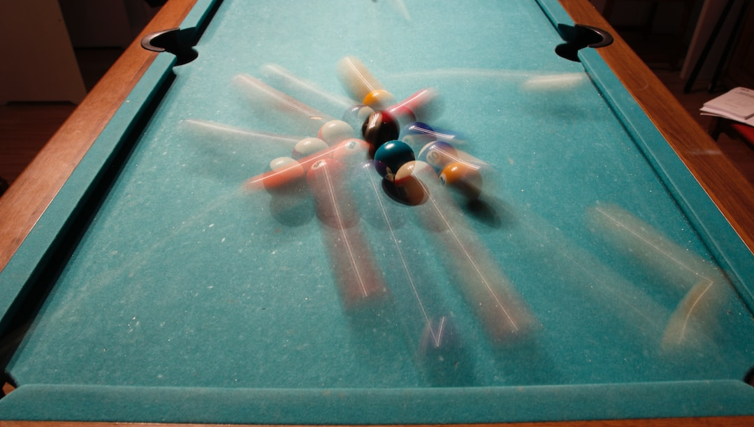 Old Man Playing Billiard