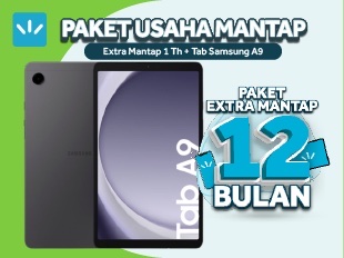 Paket Usaha -  Extra Mantap 1Th,Samsung Tab A9